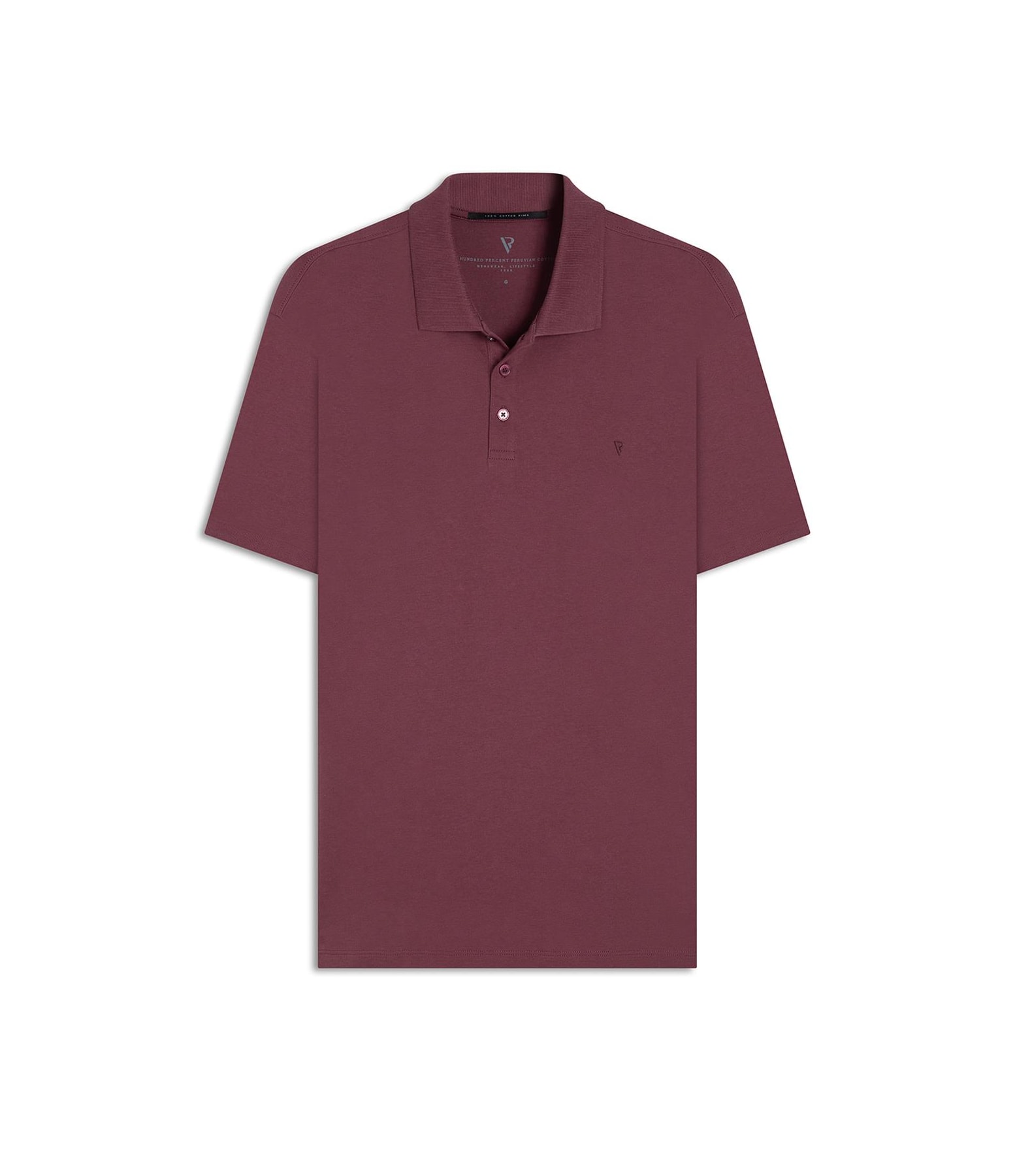 Polo Pima Cotton Vinho