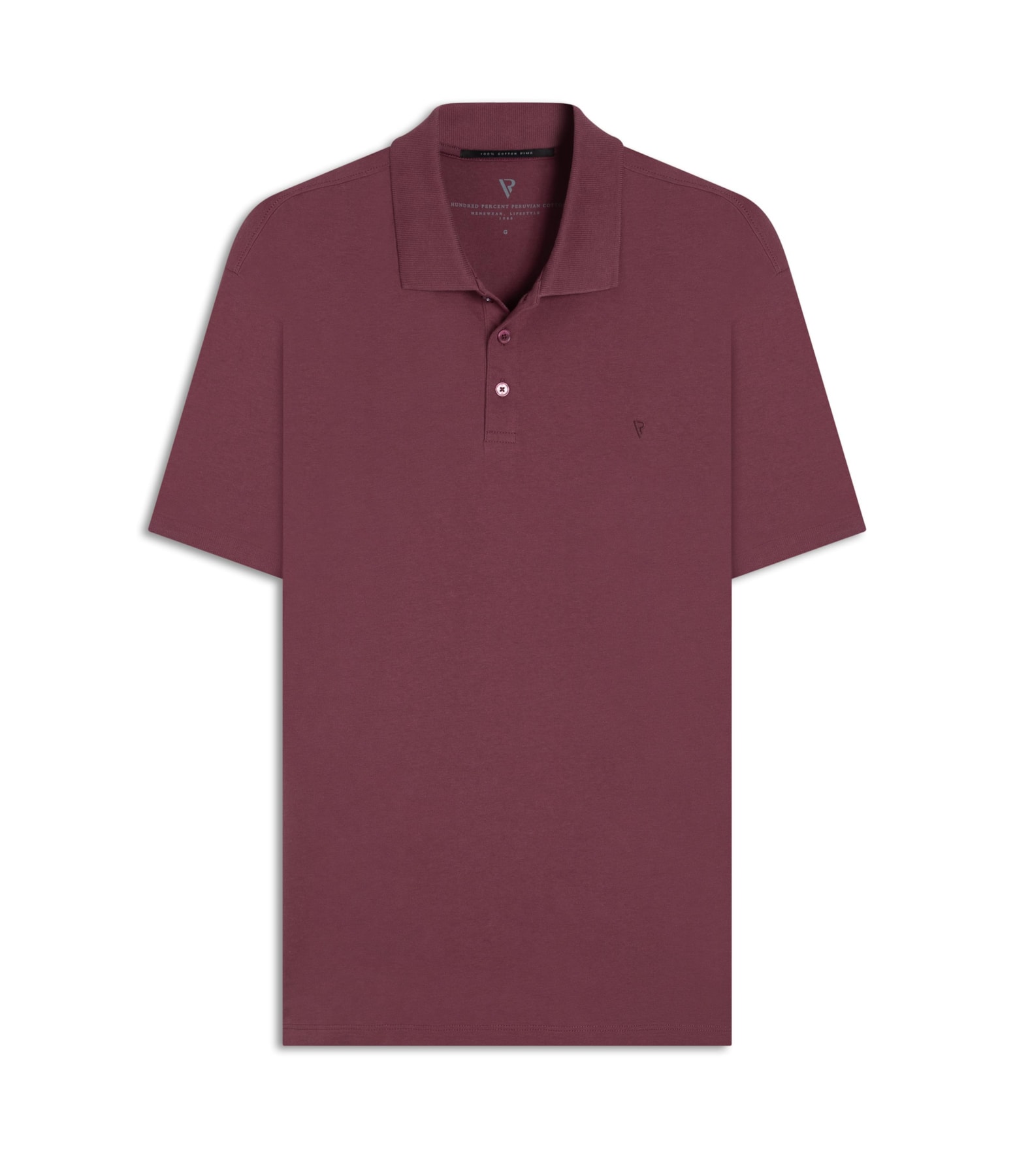 Polo Pima Cotton Vinho