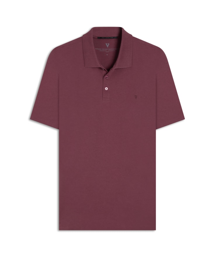 Polo Pima Cotton Vinho i