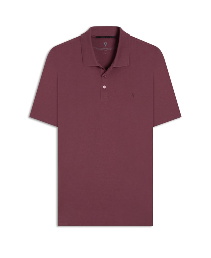 Polo Pima Cotton Vinho i