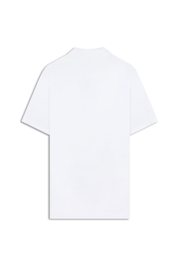 Polo Pima Gola Retilínea Branco