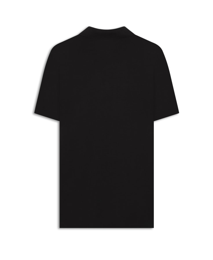 Polo Pima Gola Retilínea Preto