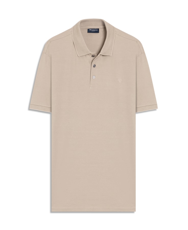 Polo Pima Interlock Areia