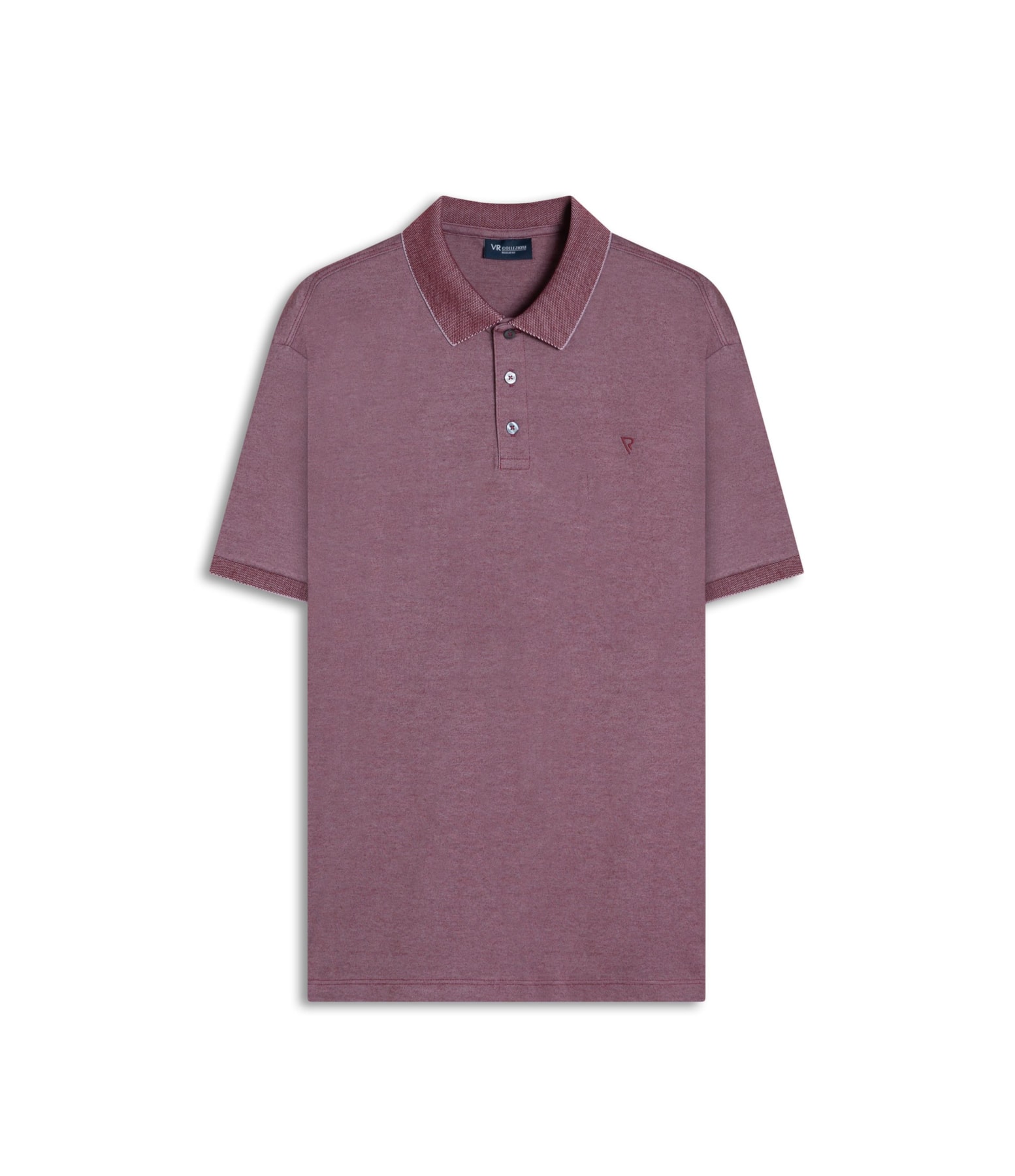 Polo Pima Interlock Cereja