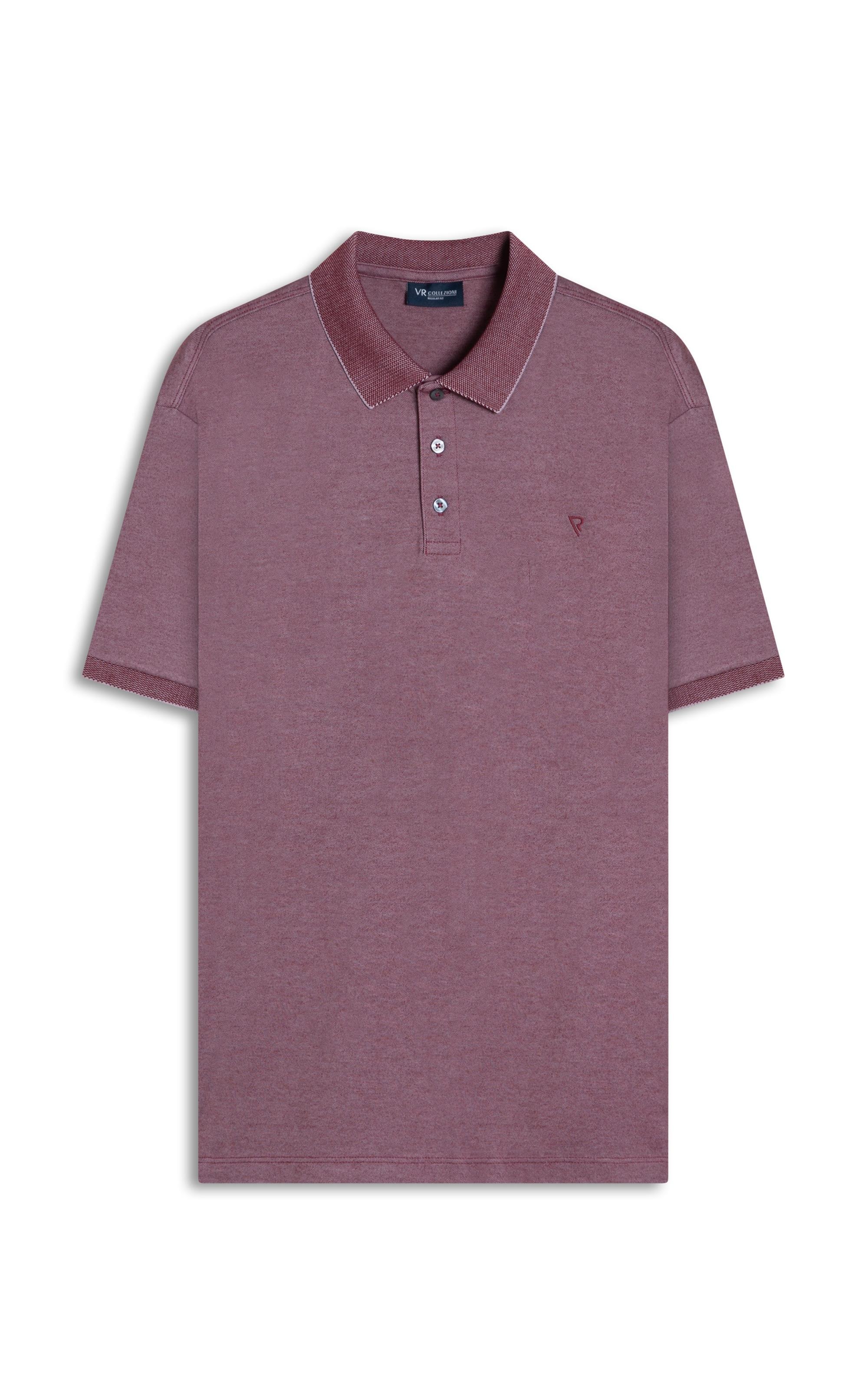 Polo Pima Interlock Cereja