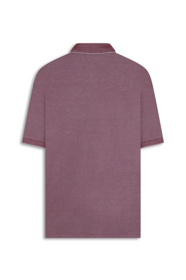 Polo Pima Interlock Cereja