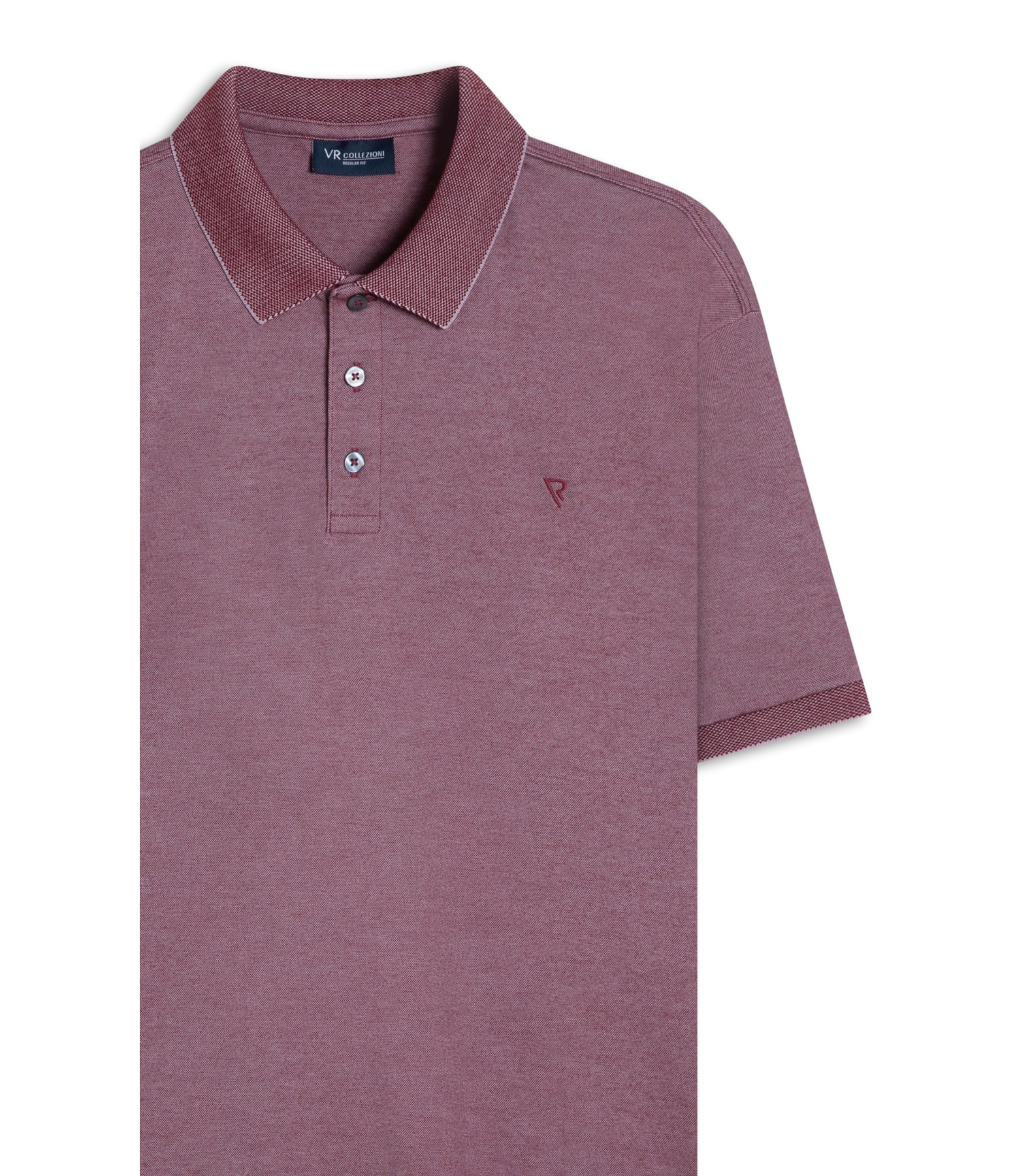 Polo Pima Interlock Cereja
