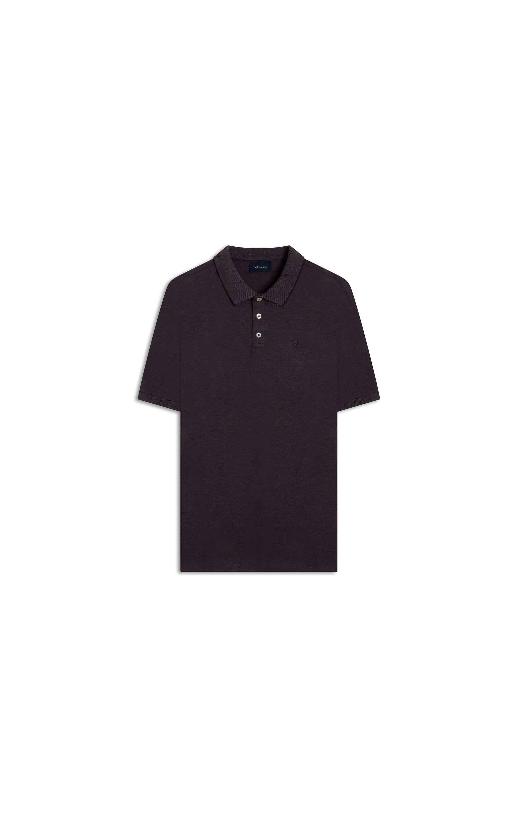 Polo Pima Interlock Chumbo