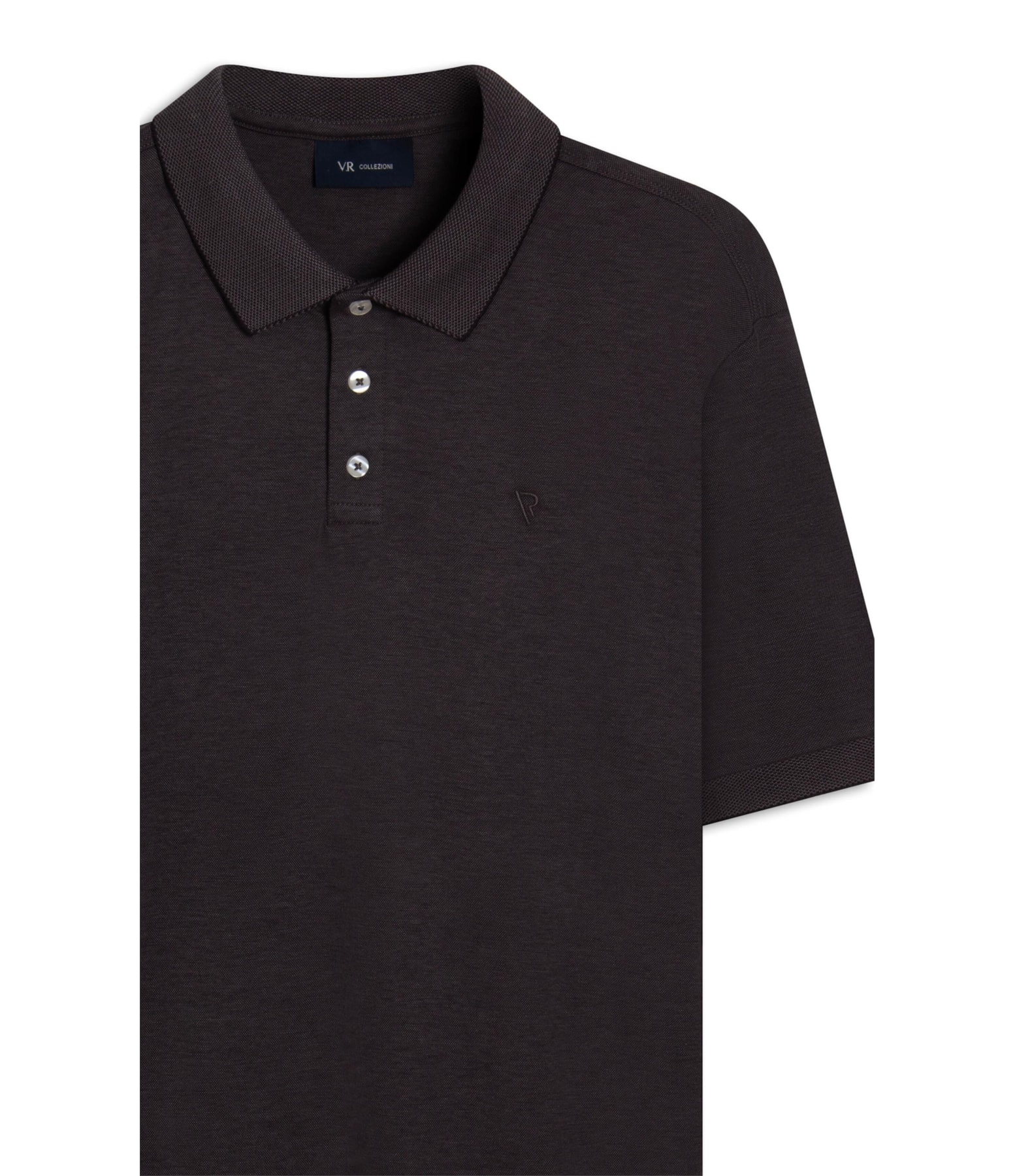 Polo Pima Interlock Chumbo