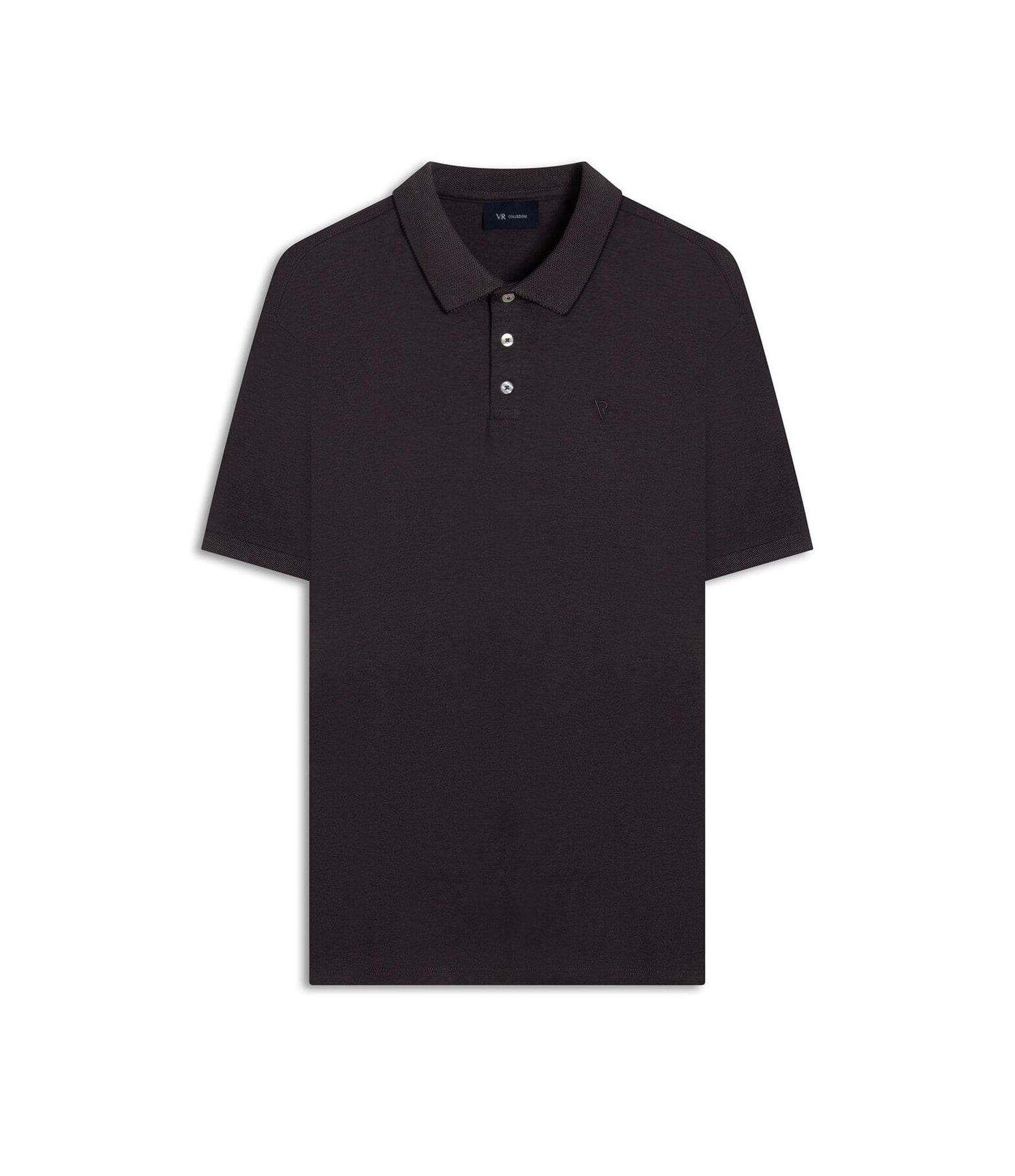 Polo Pima Interlock Chumbo