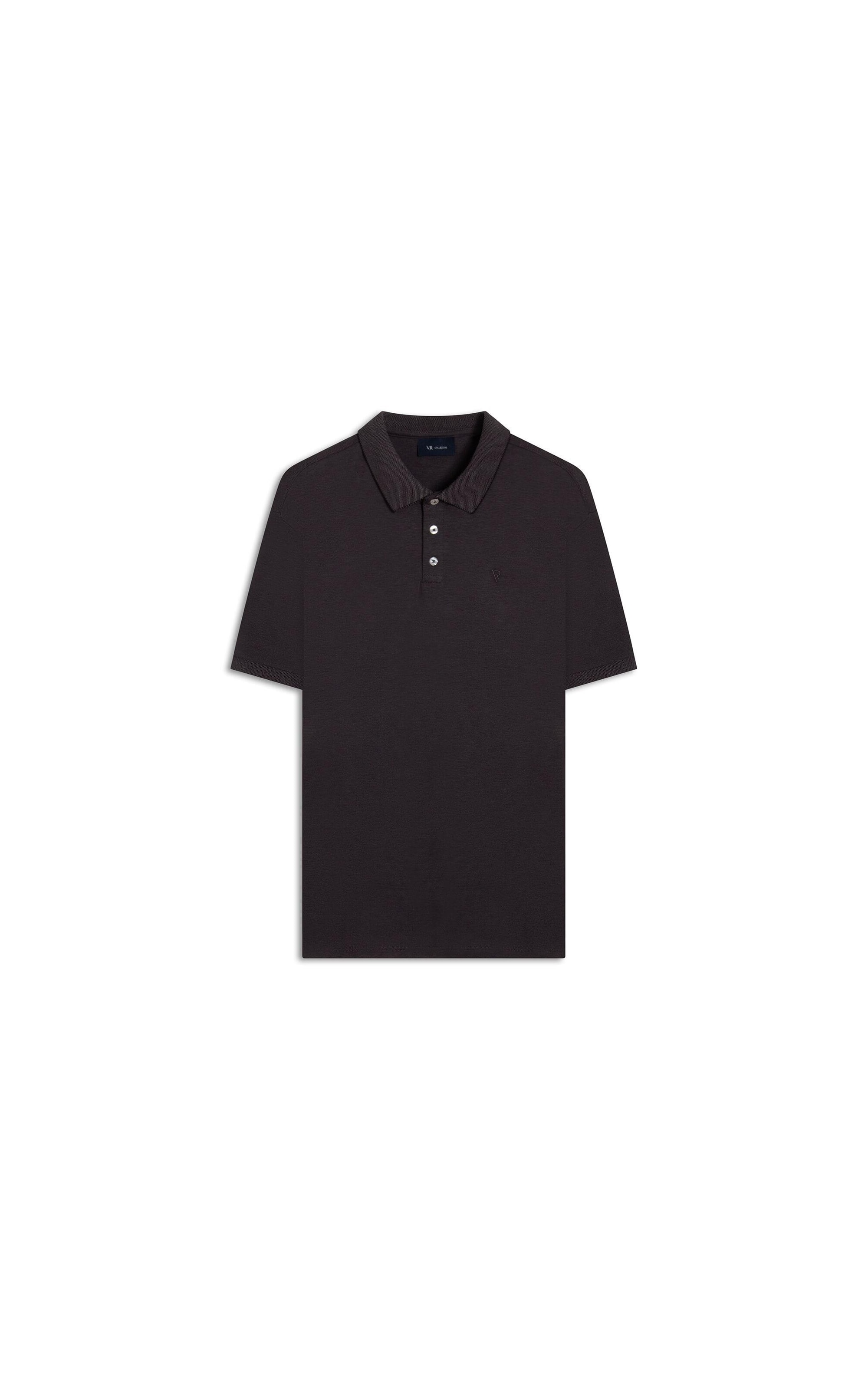 Polo Pima Interlock Chumbo