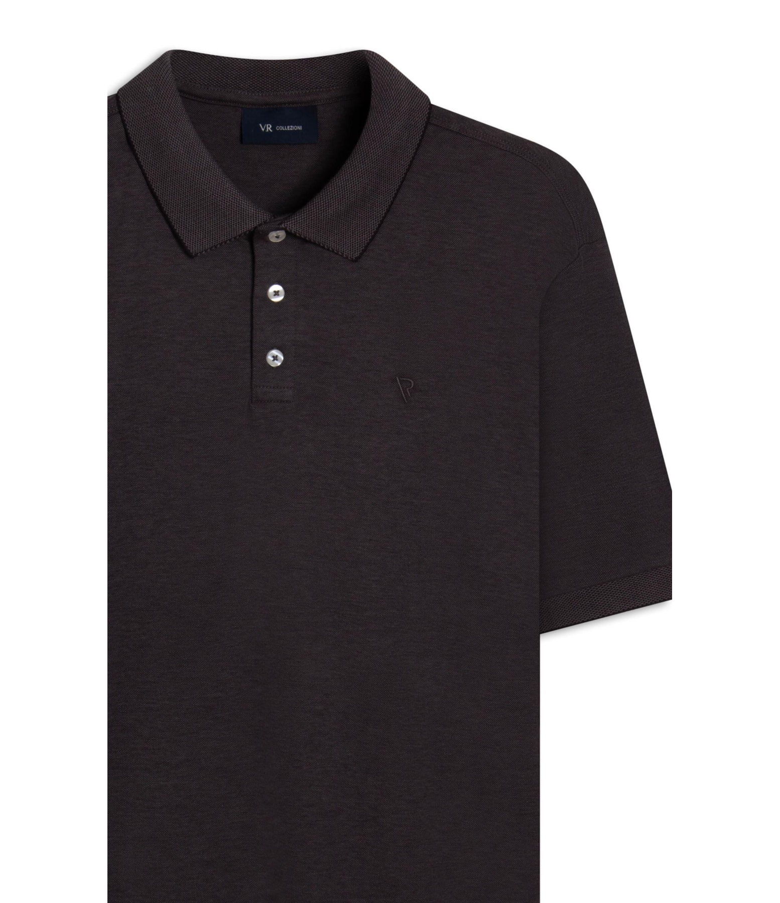 Polo Pima Interlock Chumbo