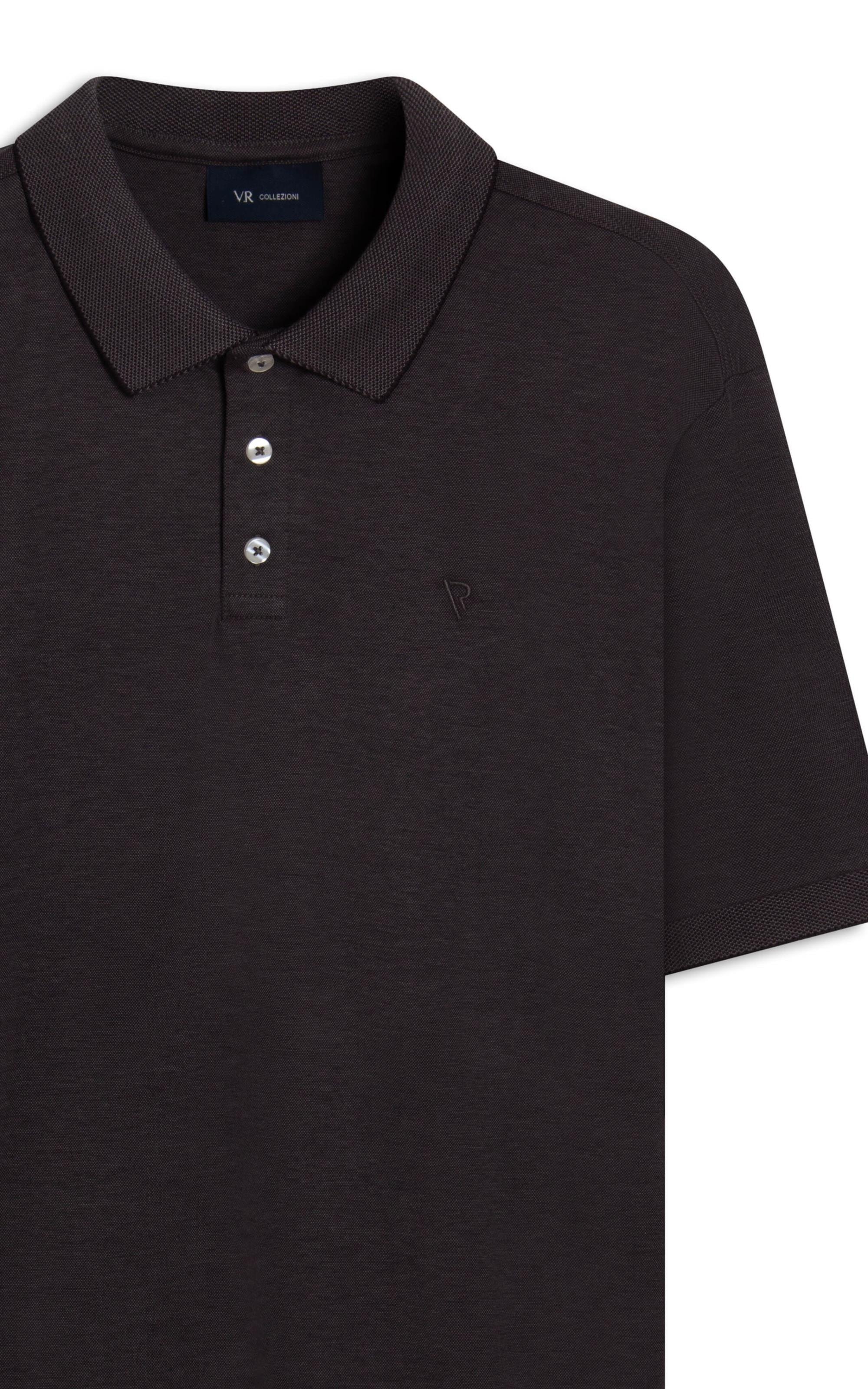 Polo Pima Interlock Chumbo