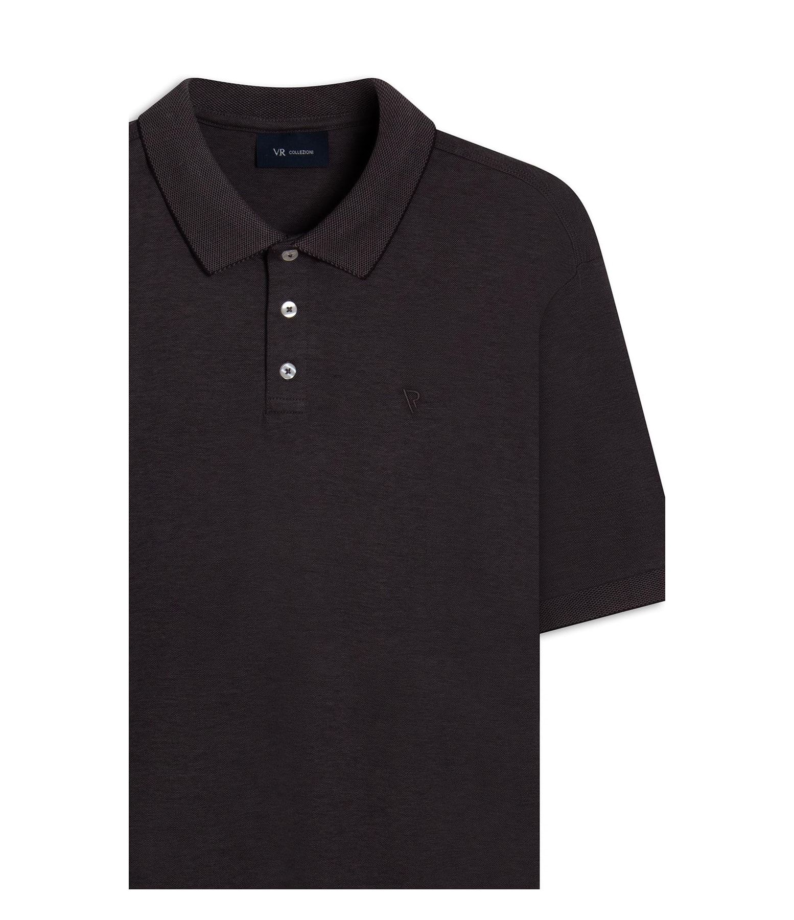 Polo Pima Interlock Chumbo