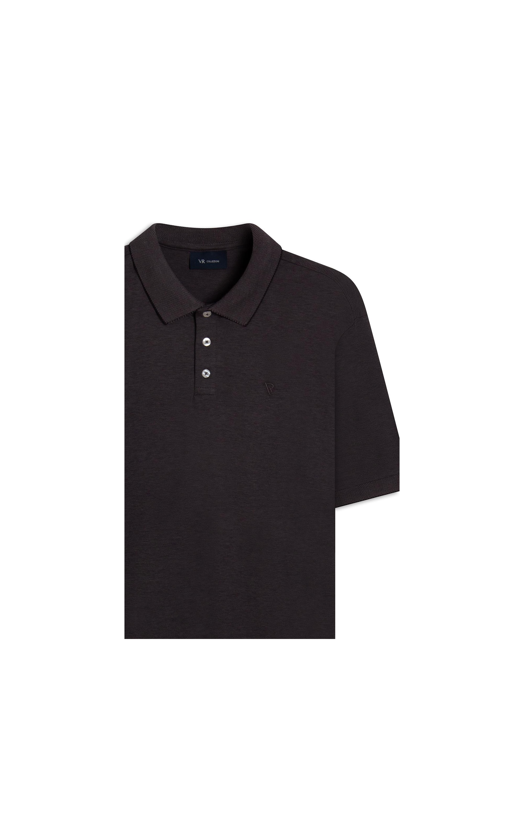 Polo Pima Interlock Chumbo