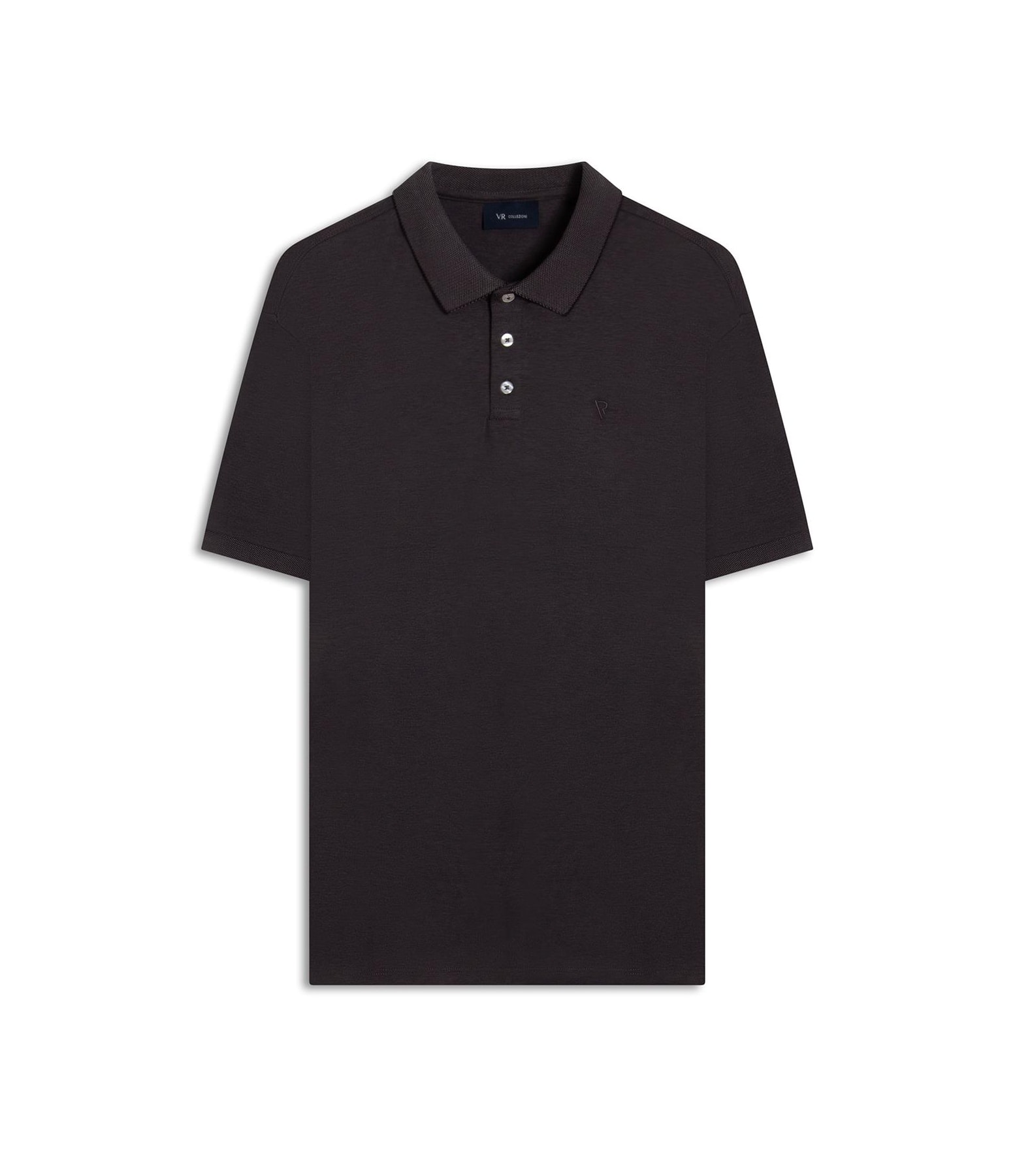 Polo Pima Interlock Chumbo