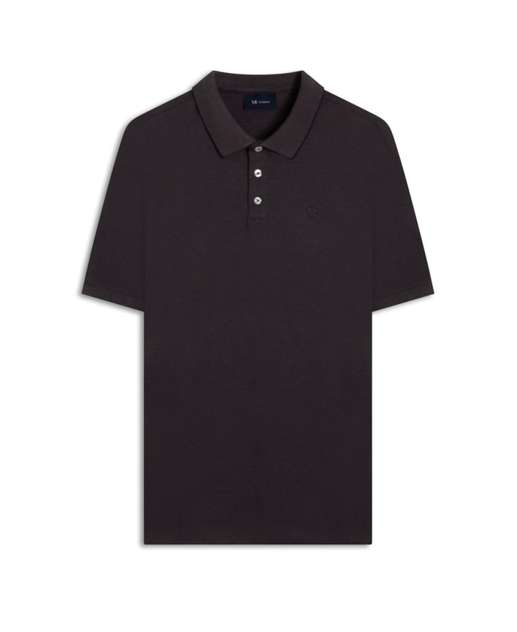 Polo Pima Interlock Chumbo I