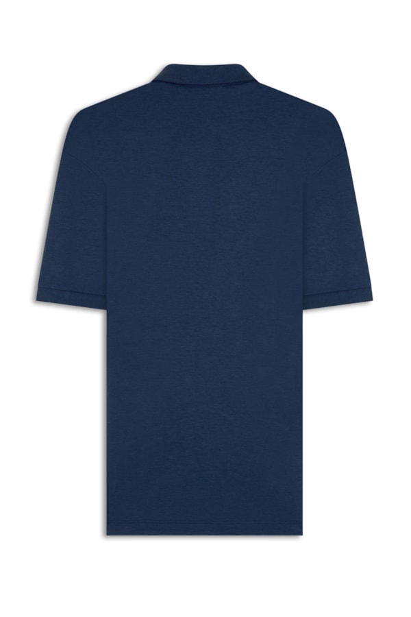 Polo Pima Interlock Dark Blue