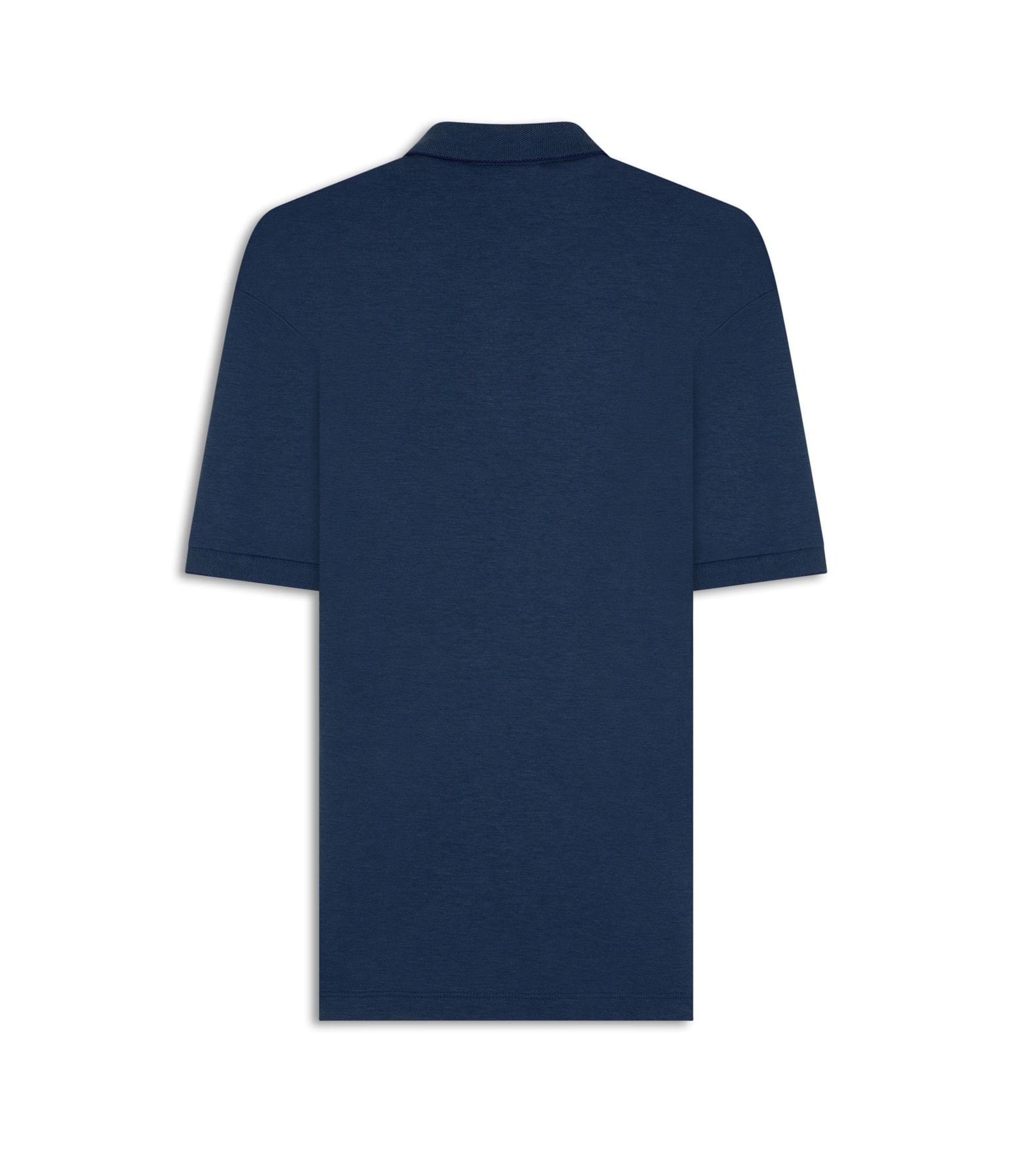 Polo Pima Interlock Dark Blue