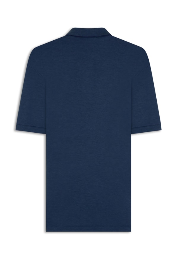 Polo Pima Interlock Dark Blue