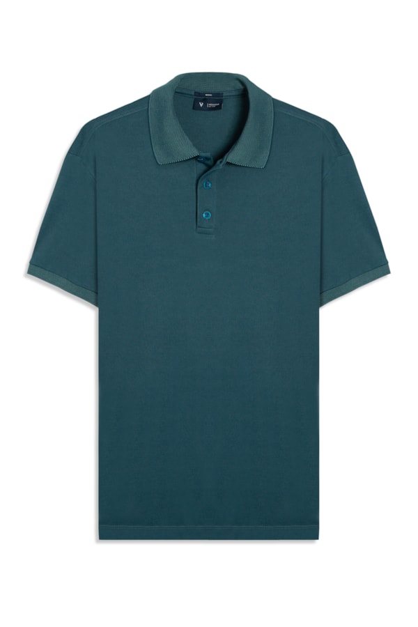 Polo Pima Interlock Floresta