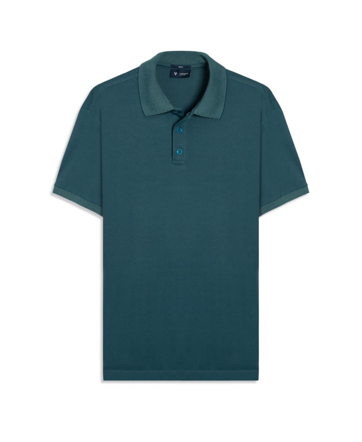 Polo Pima Interlock Floresta
