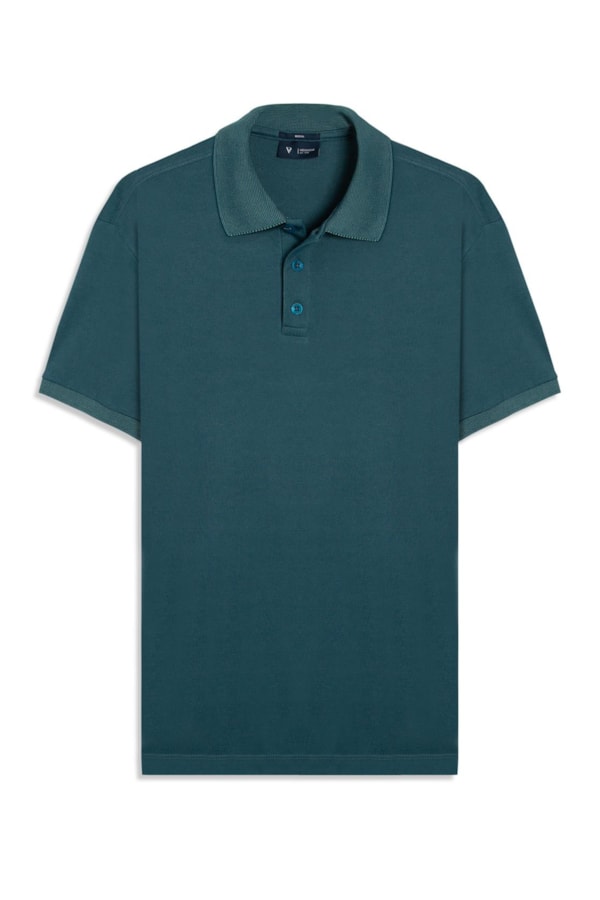 Polo Pima Interlock Floresta
