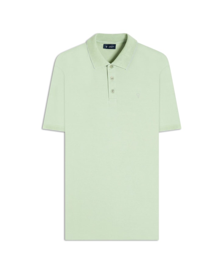 Polo Pima Interlock Lemon