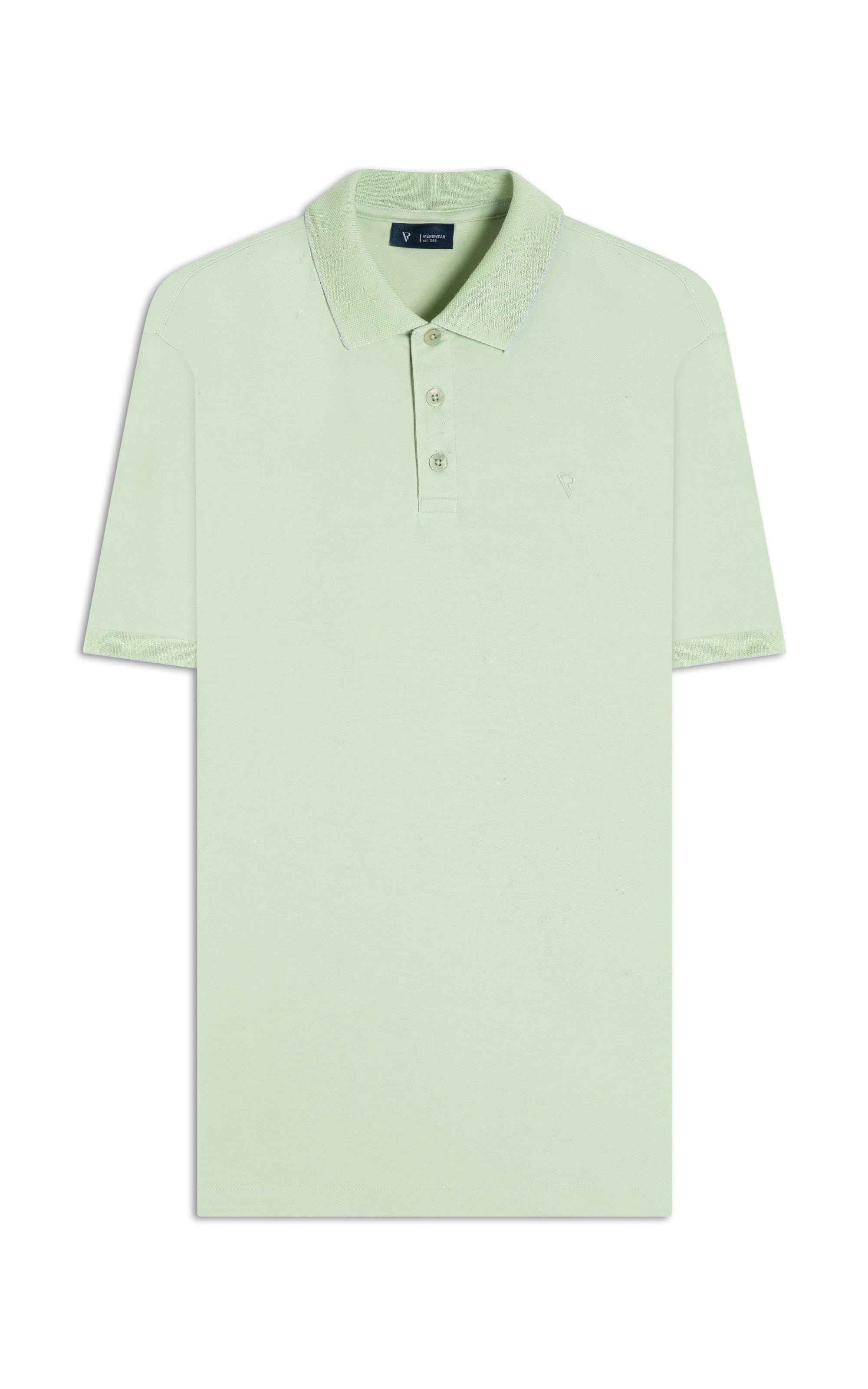 Polo Pima Interlock Lemon