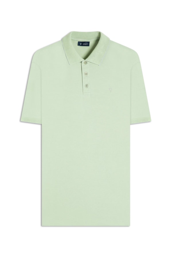 Polo Pima Interlock Lemon