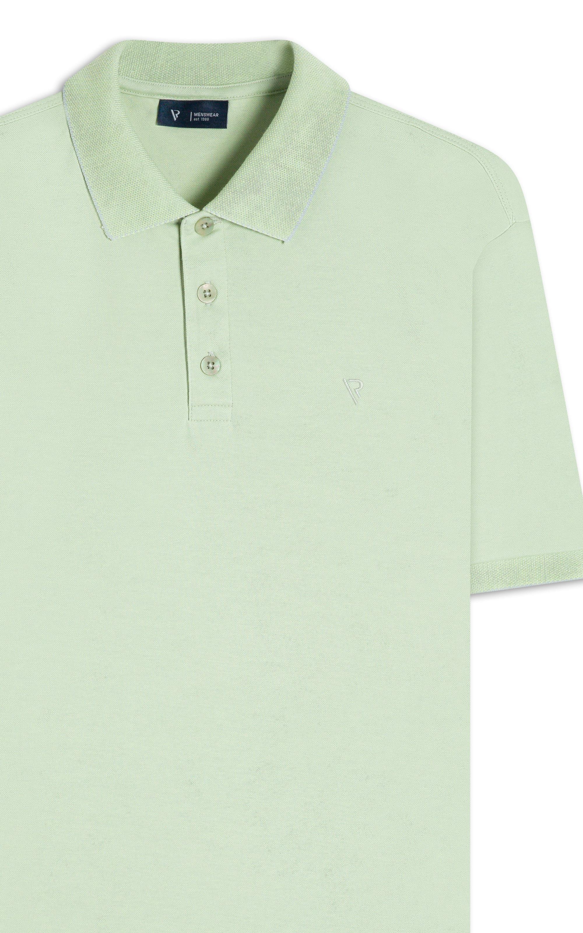 Polo Pima Interlock Lemon