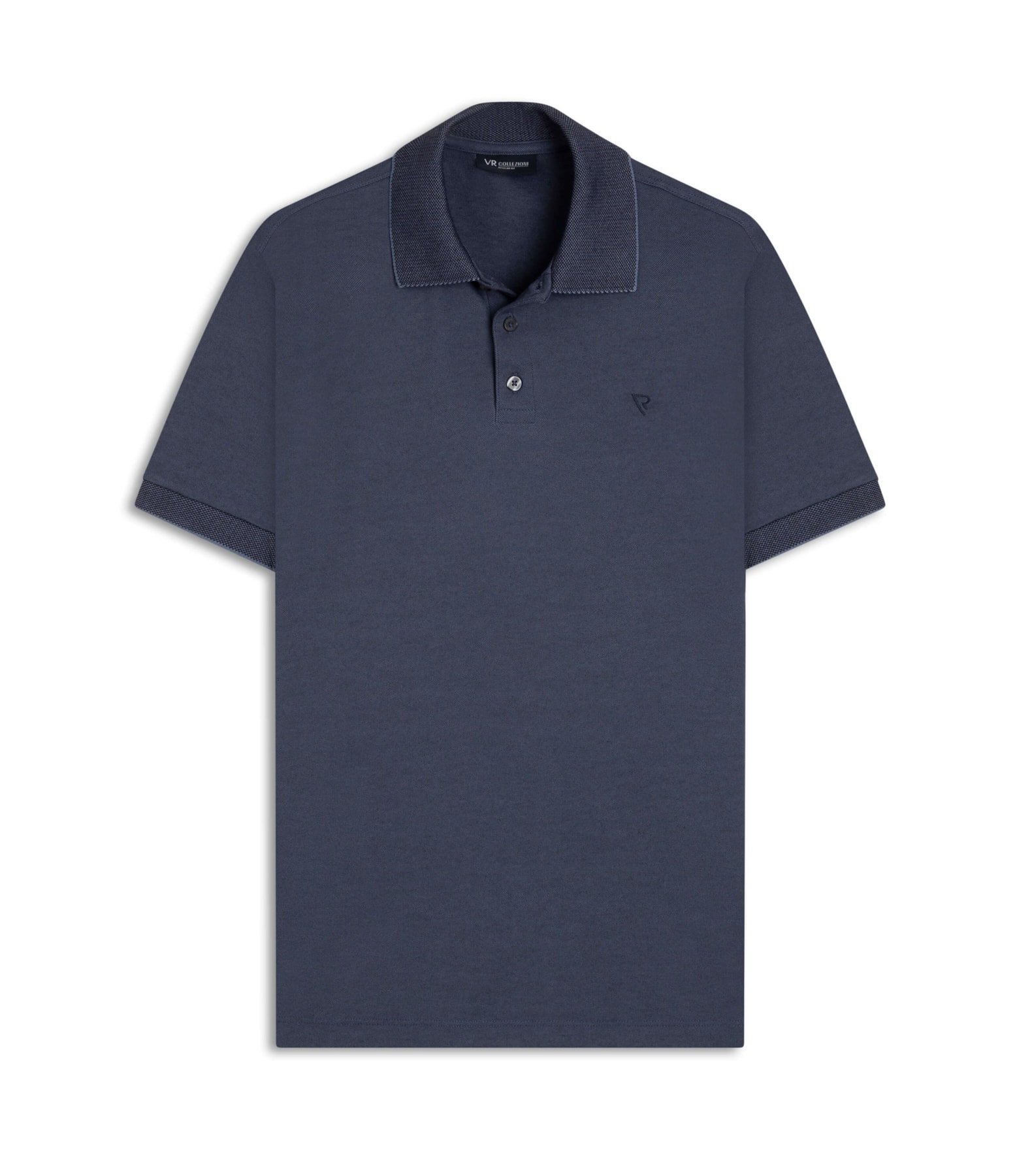 Polo Pima Interlock Marinho