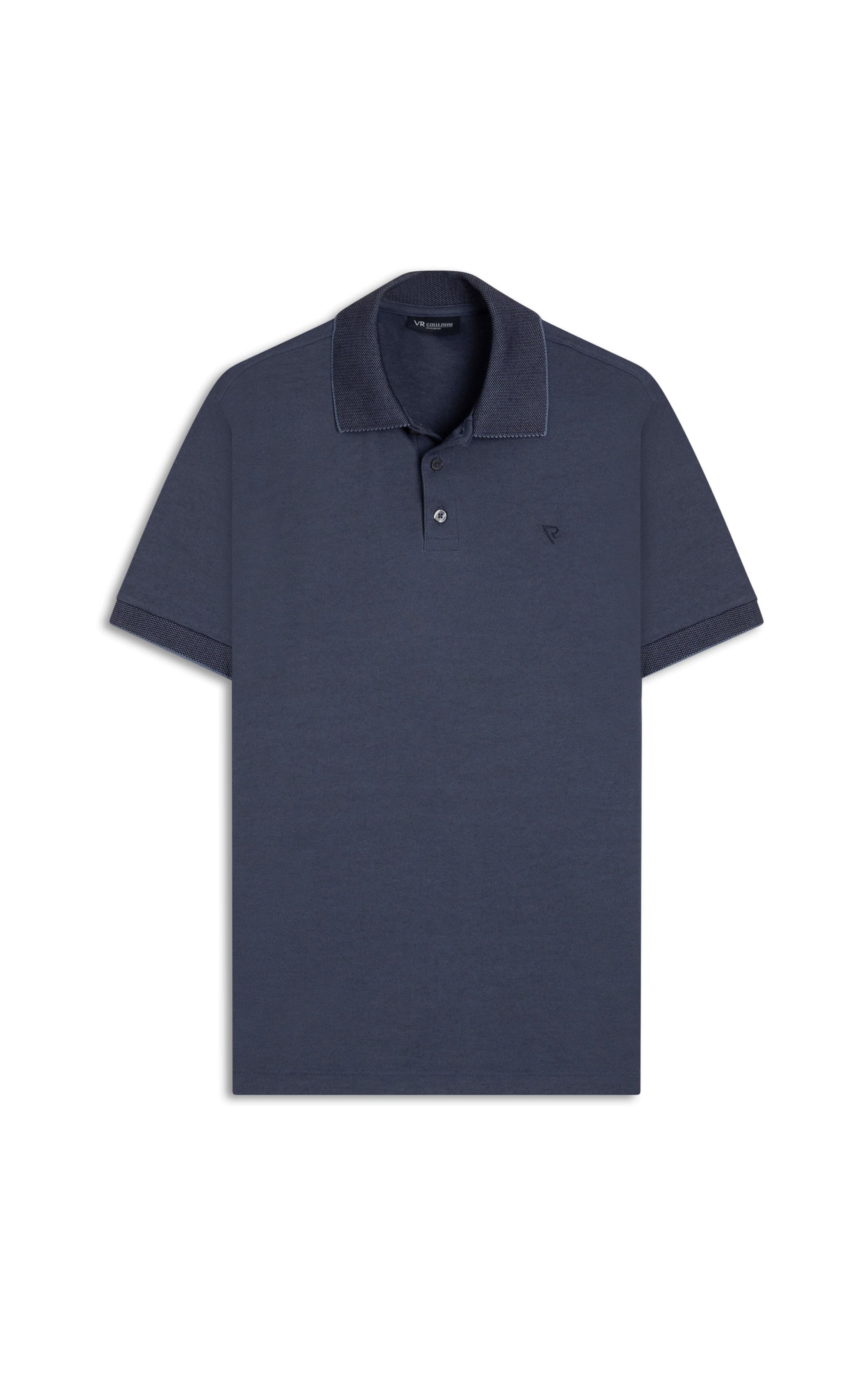 Polo Pima Interlock Marinho