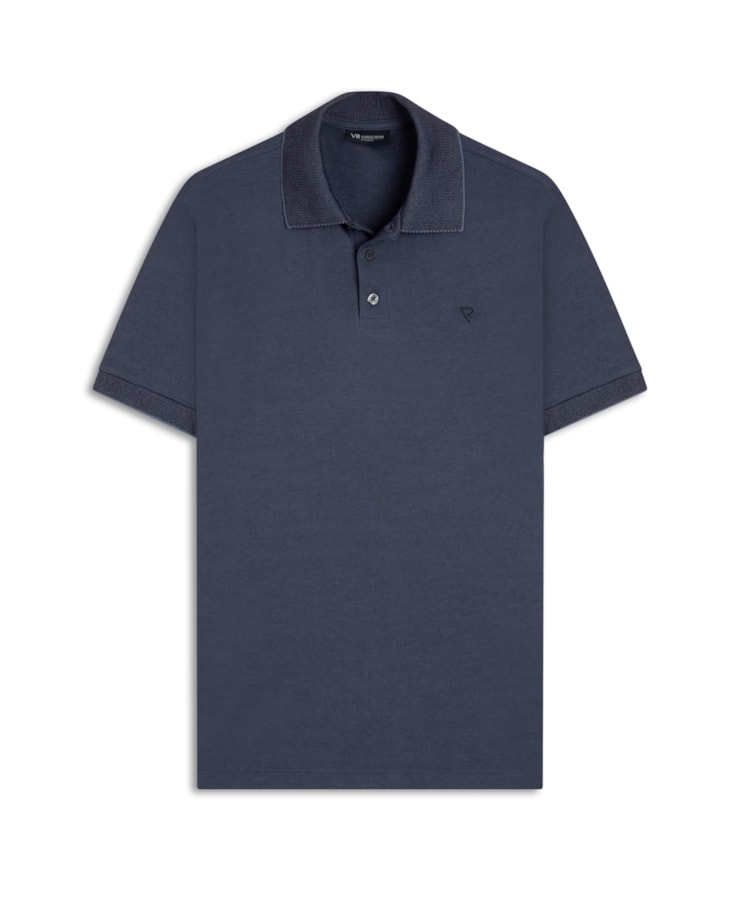 Polo Pima Interlock Marinho i