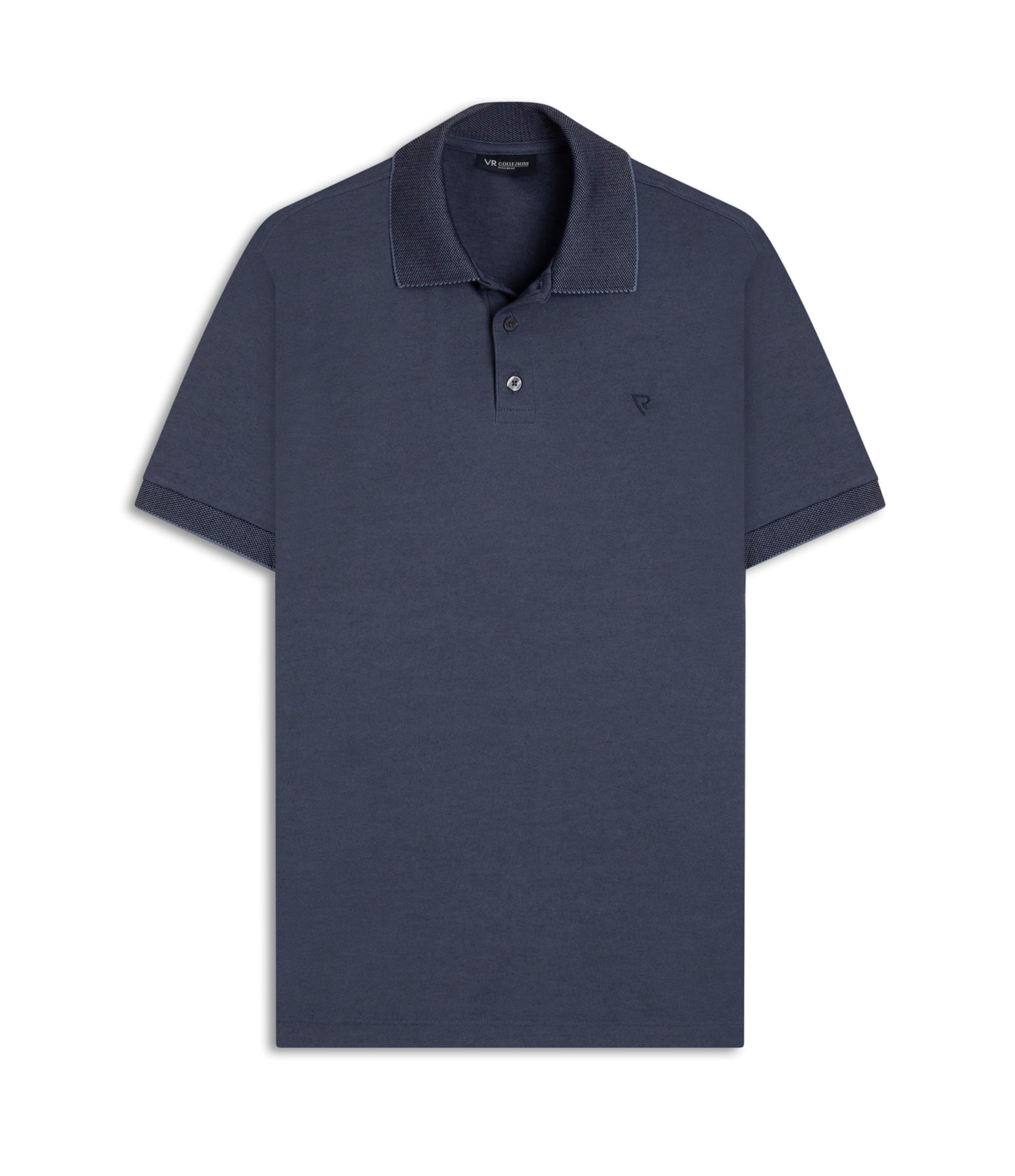 Polo Pima Interlock Marinho