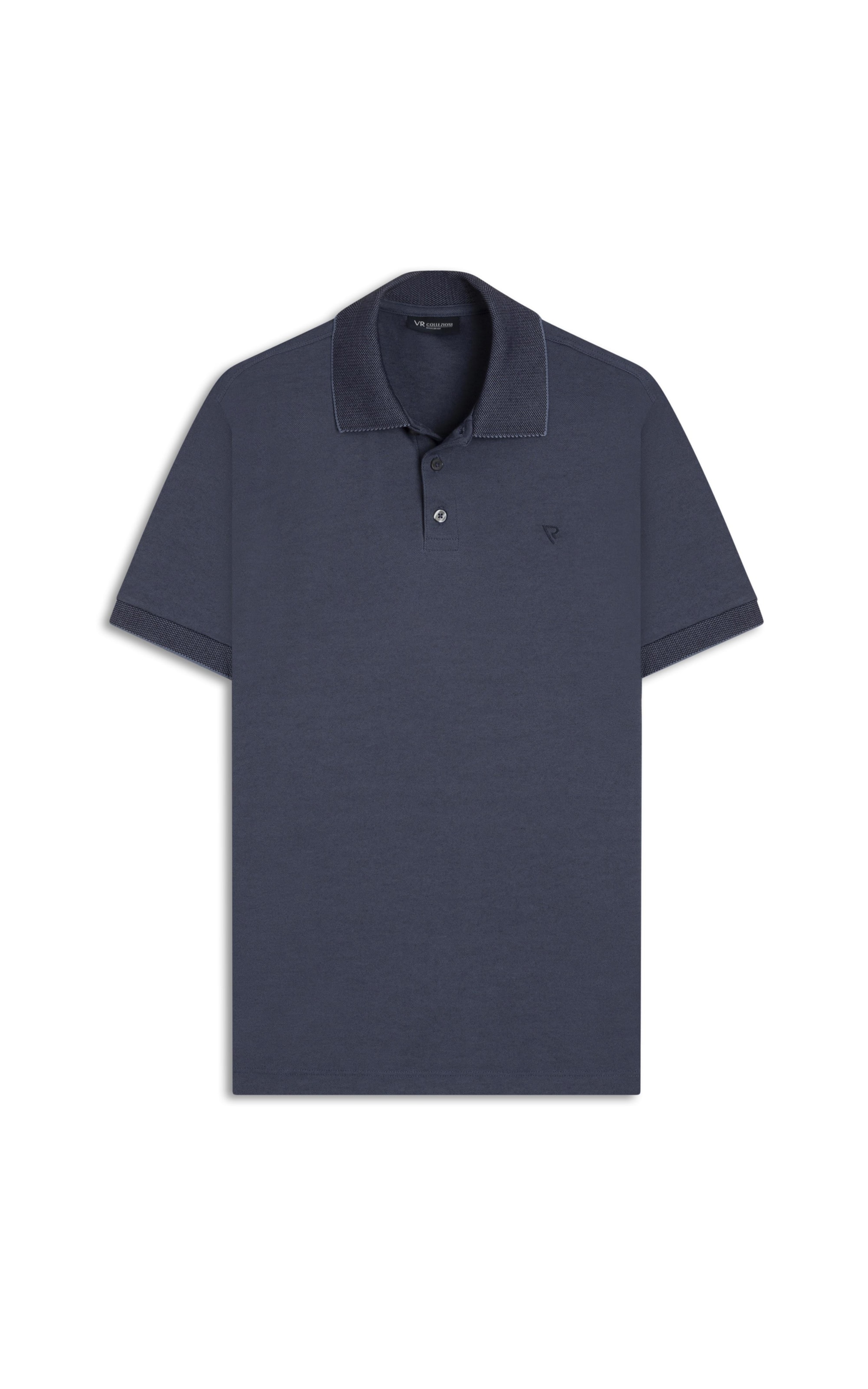 Polo Pima Interlock Marinho