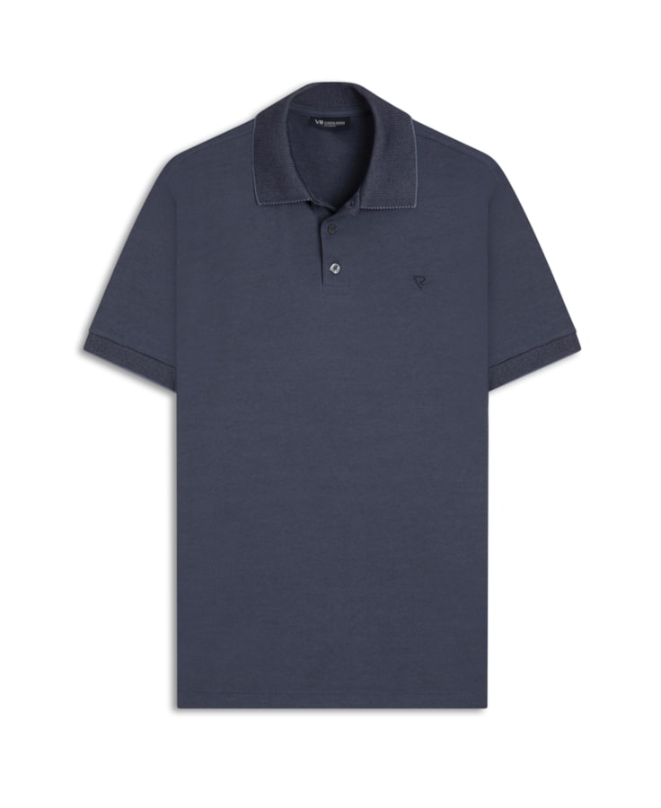 Polo Pima Interlock Marinho i