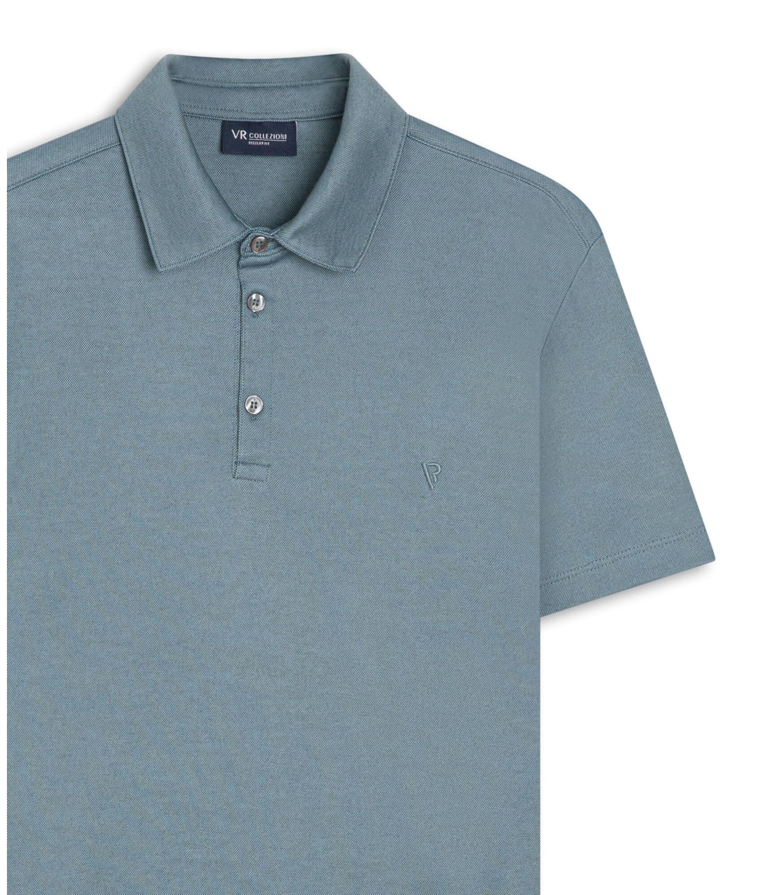 Polo Pima Interlock Verde Claro