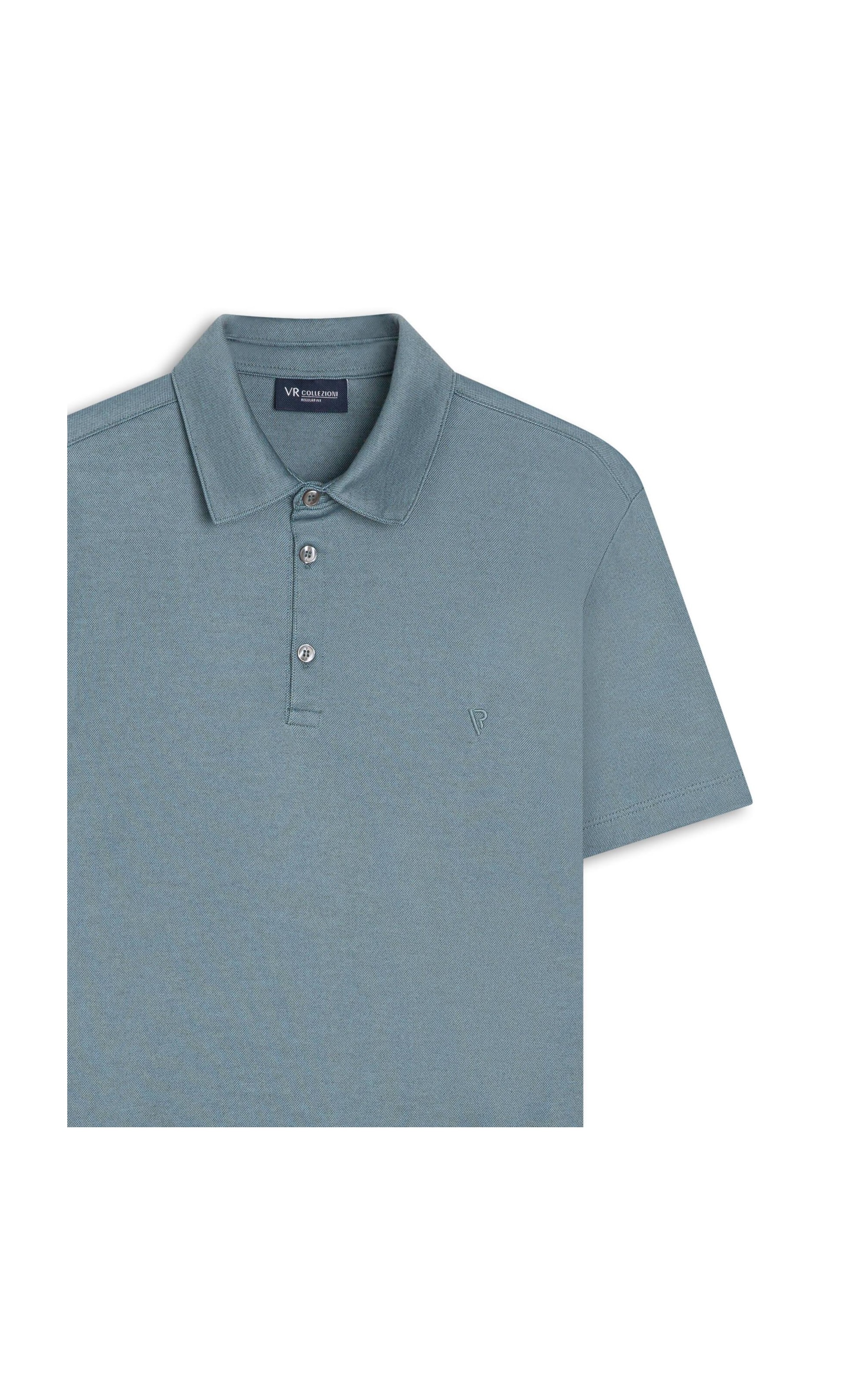 Polo Pima Interlock Verde Claro