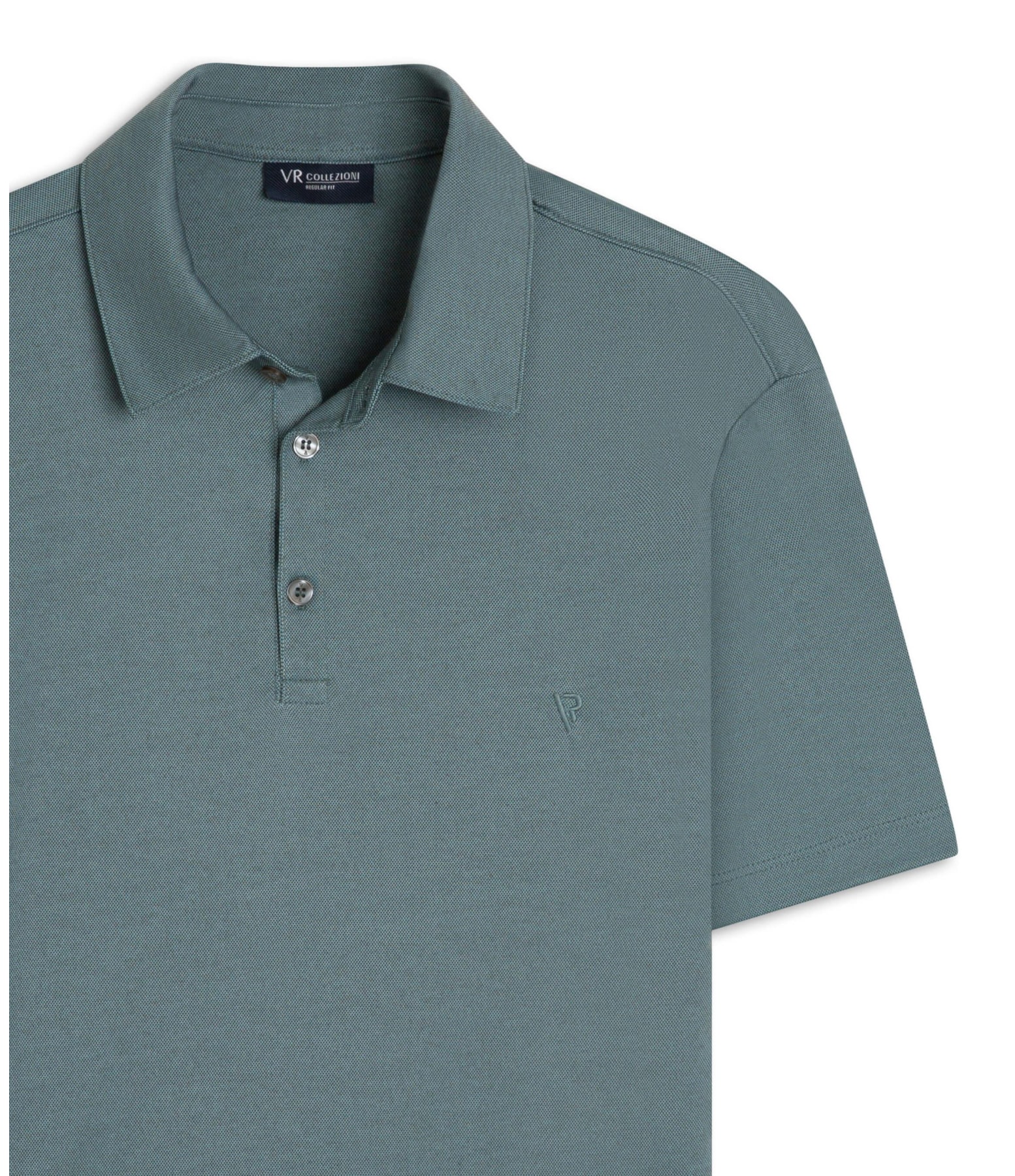 Polo Pima Interlock Verde Claro