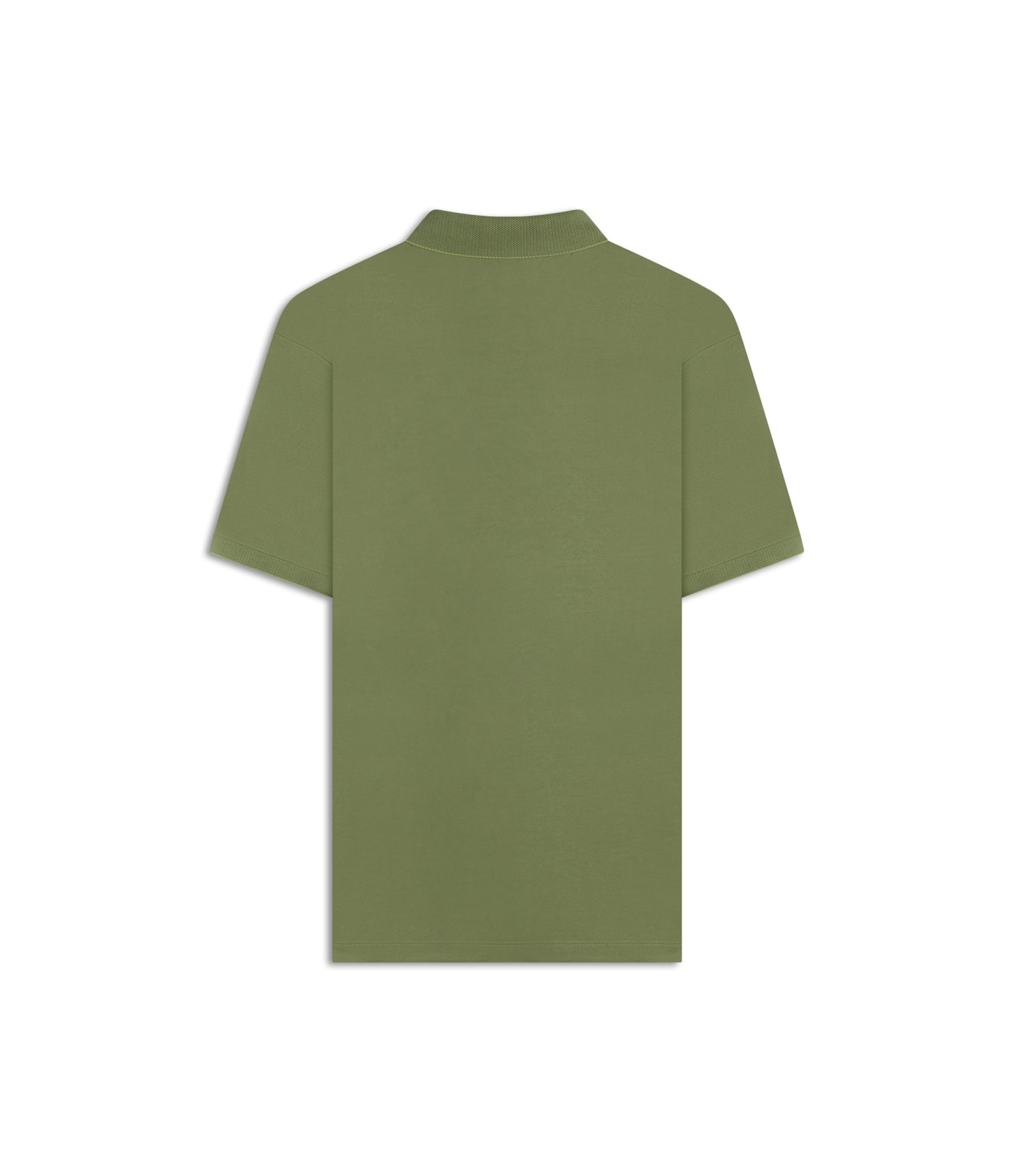 Polo Pima Interlock Verde Oliva