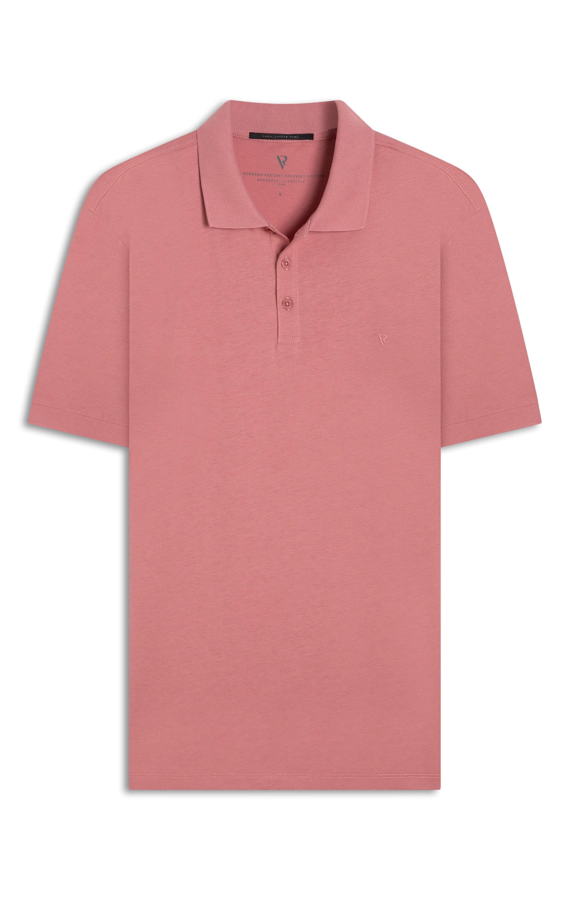 Polo Pima Rosa Dusty