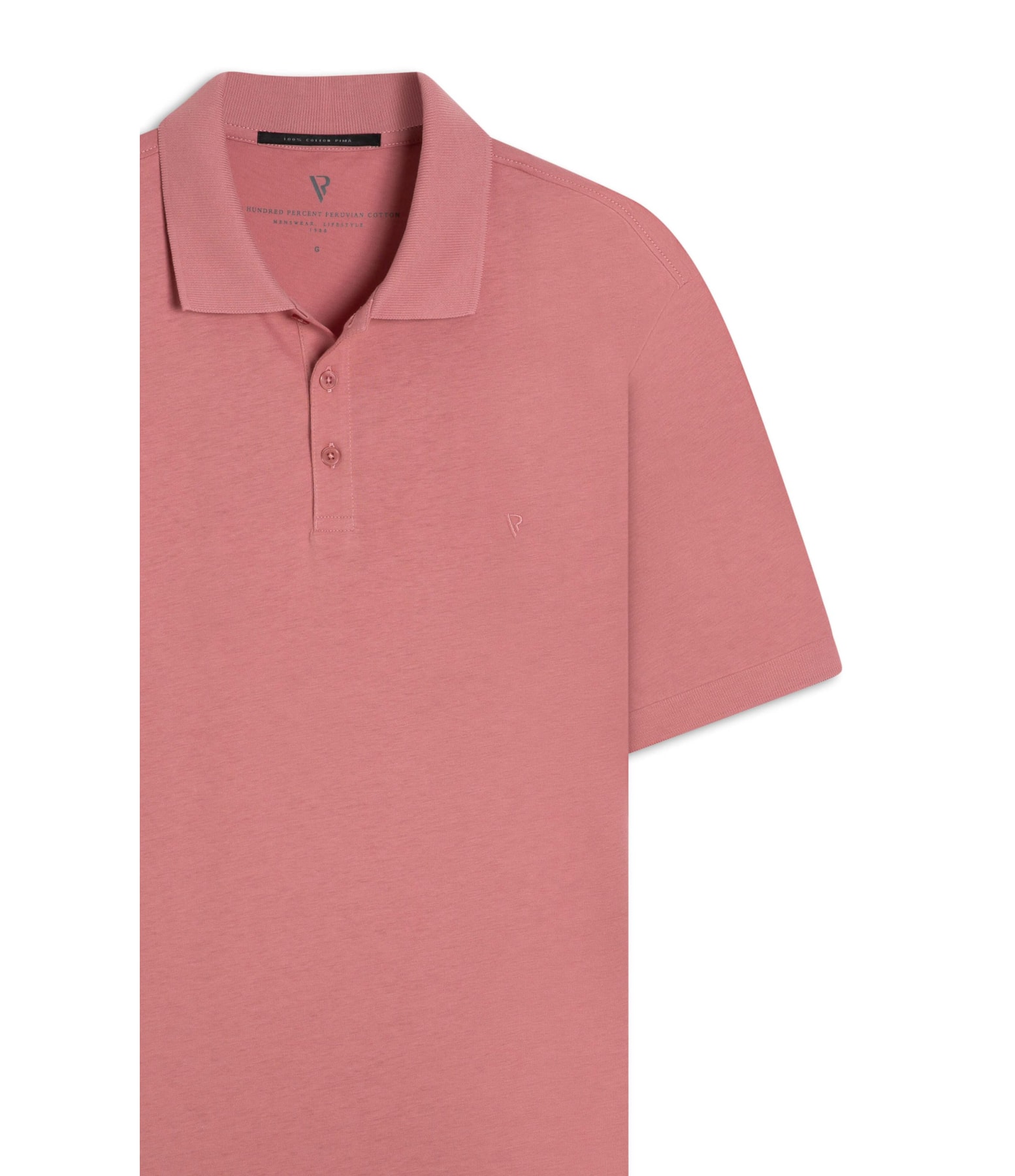 Polo Pima Rosa Dusty