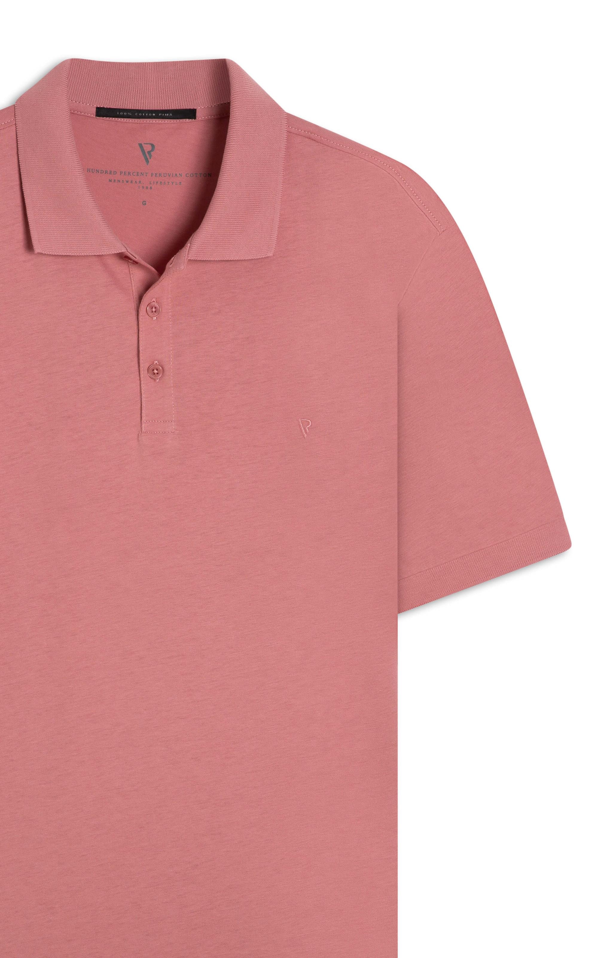 Polo Pima Rosa Dusty