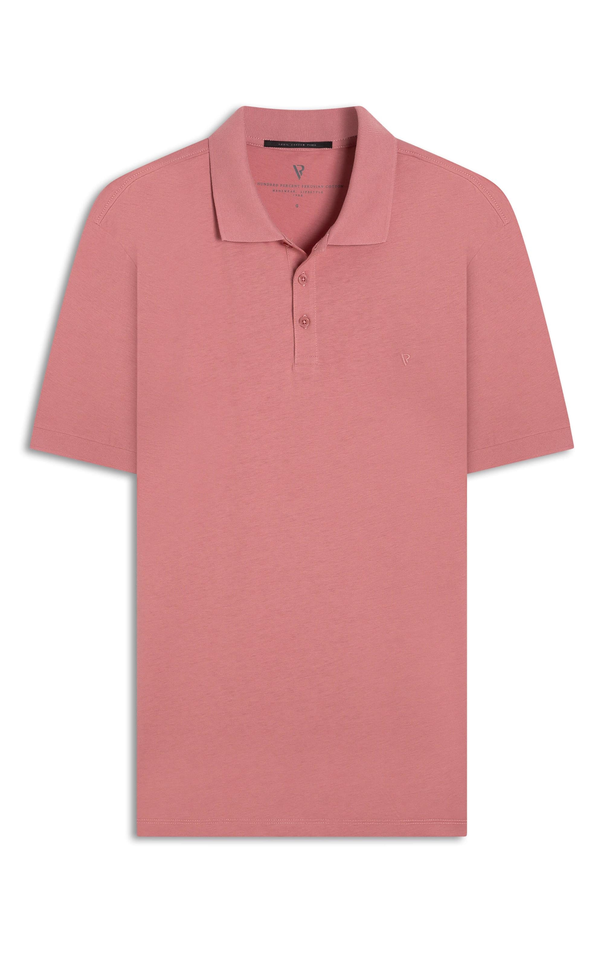 Polo Pima Rosa Dusty
