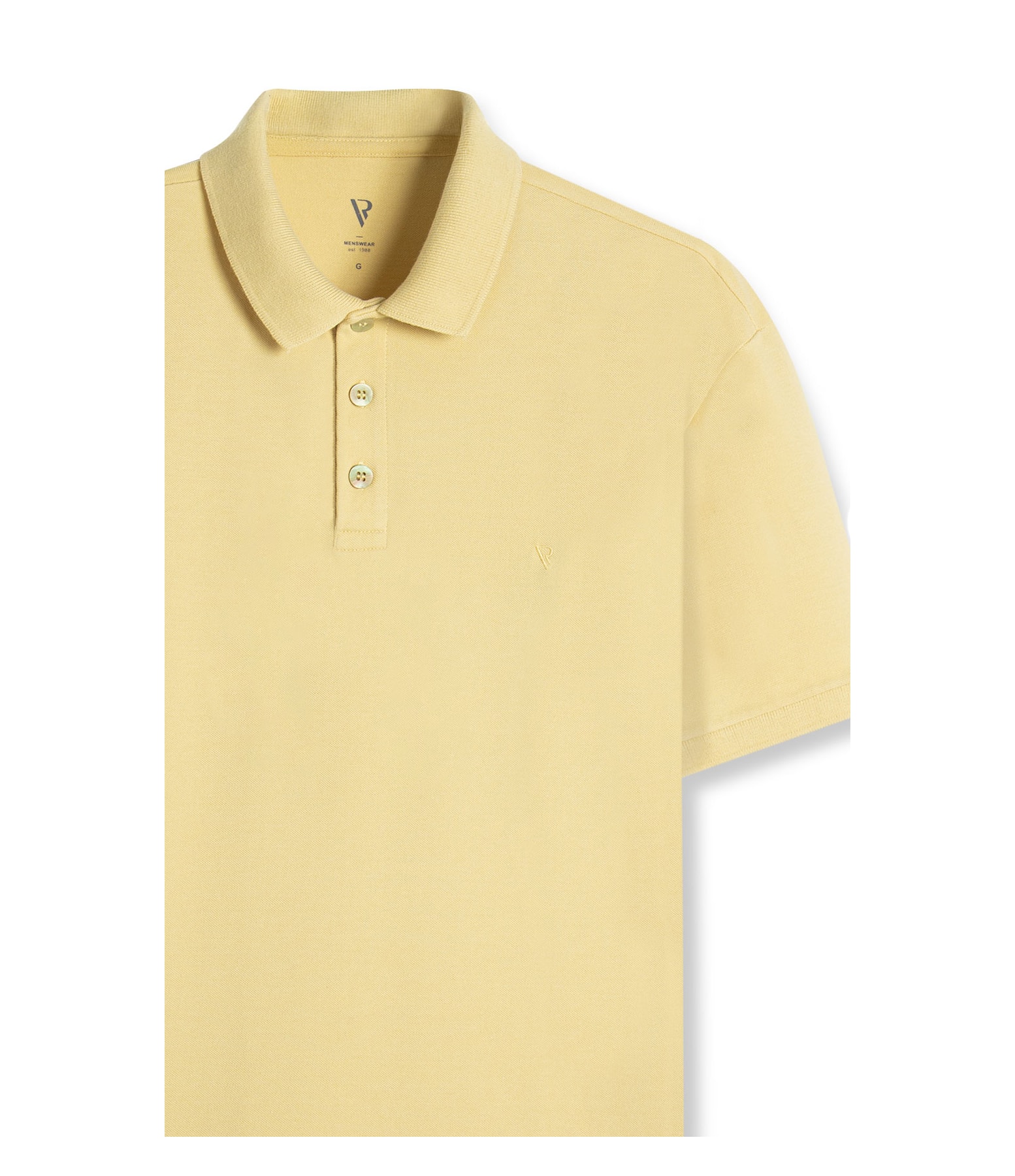 Polo Piquet Básica Amarelo