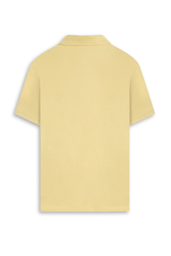 Polo Piquet Básica Amarelo