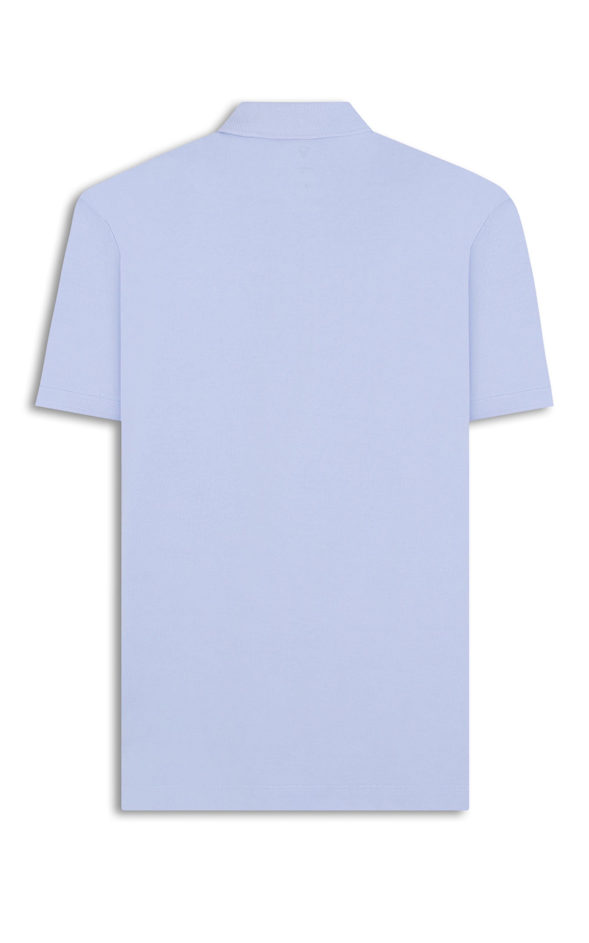 Polo Piquet Básica Azul