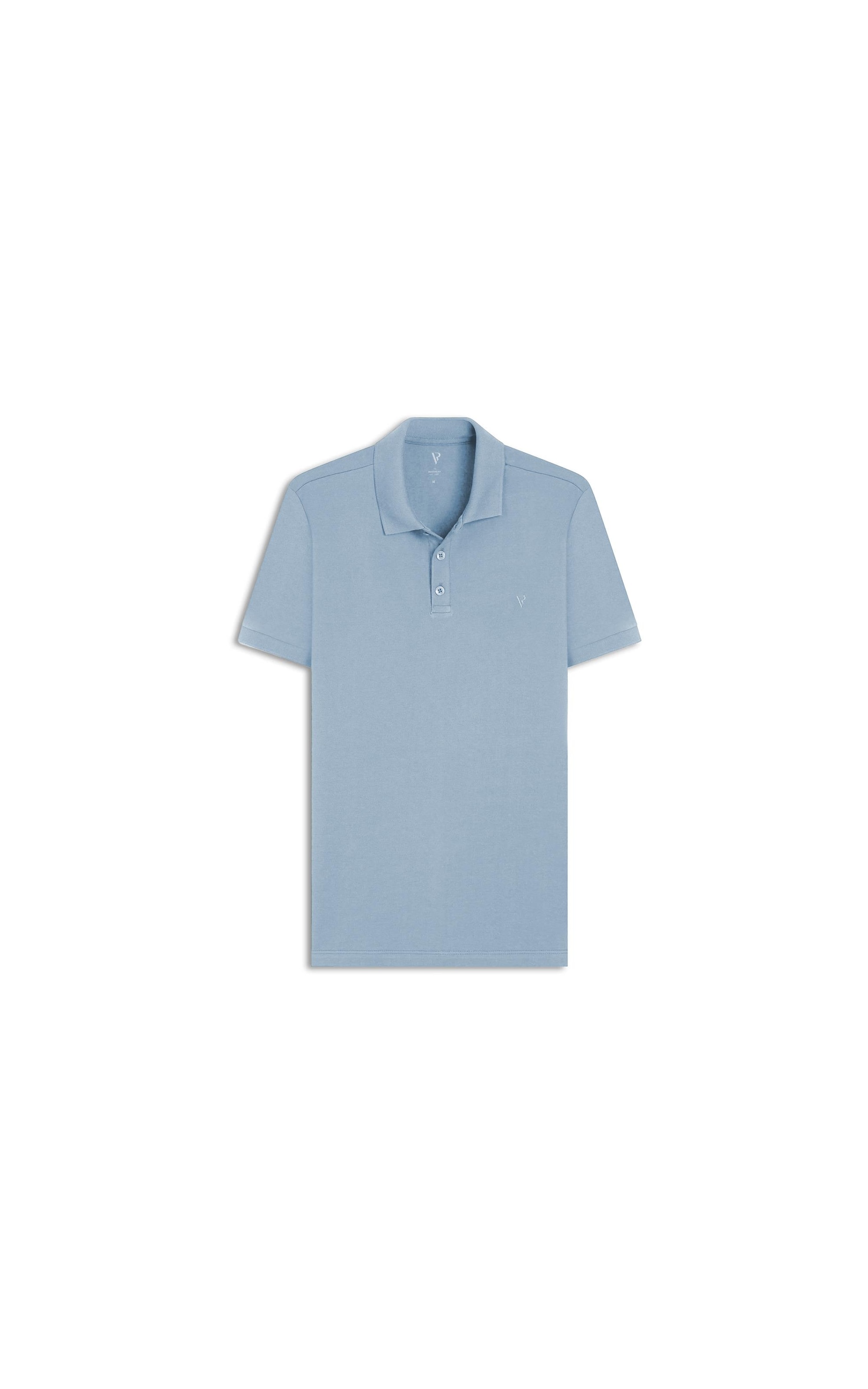 Polo Piquet Básica Azul