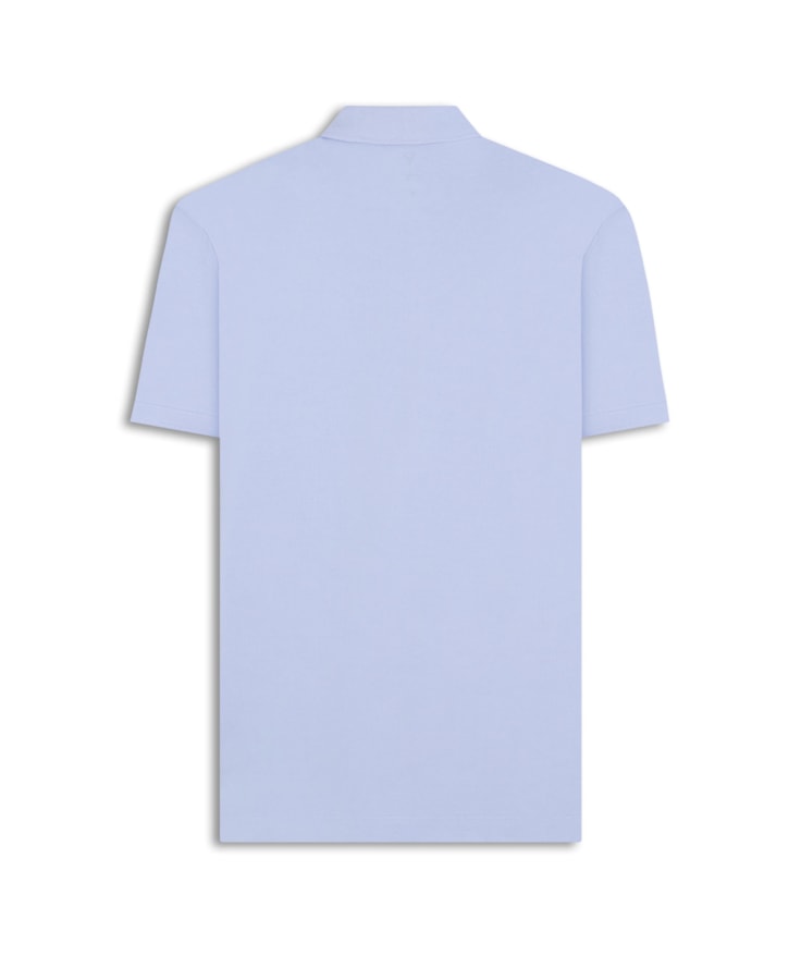 Polo Piquet Básica Azul